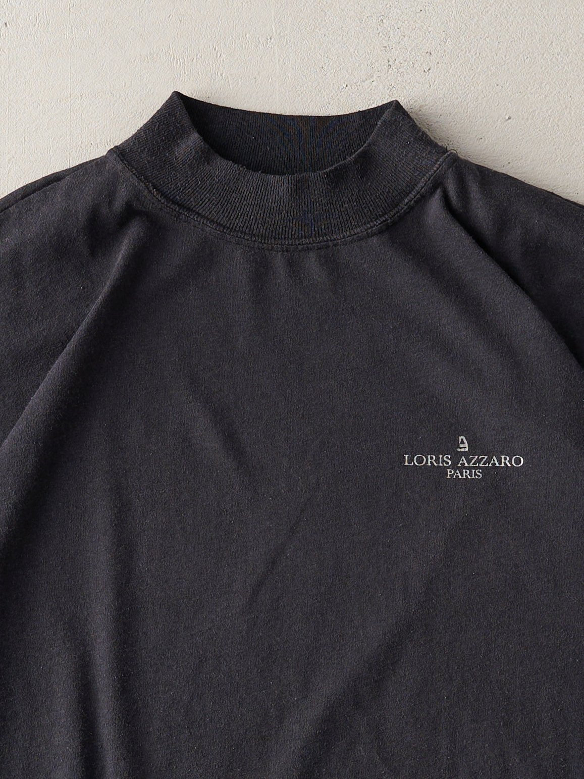 Vintage 80s Washed Black Loris Azzaro Tee (L)