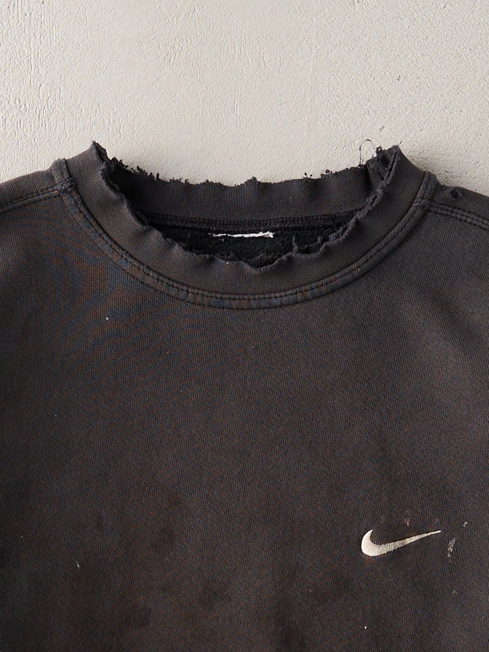 Vintage 90s Faded Black Rugged Nike Crewneck (M/L)