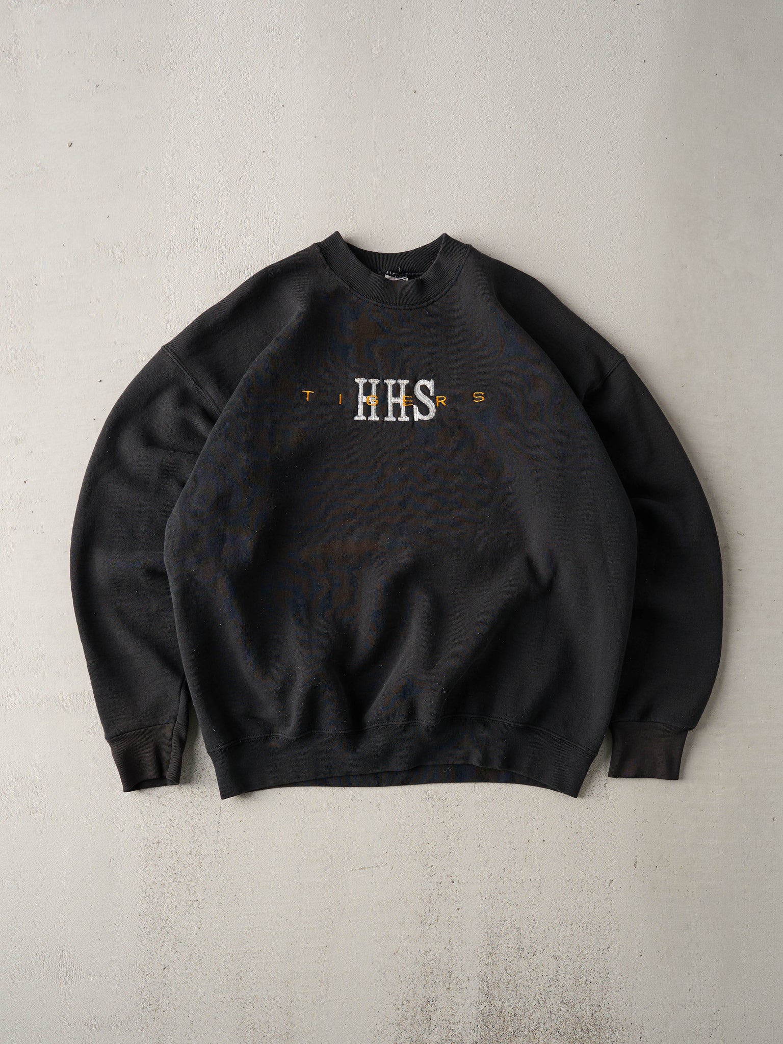 Vintage 90s Black Best HHS Tigers Crewneck (L)