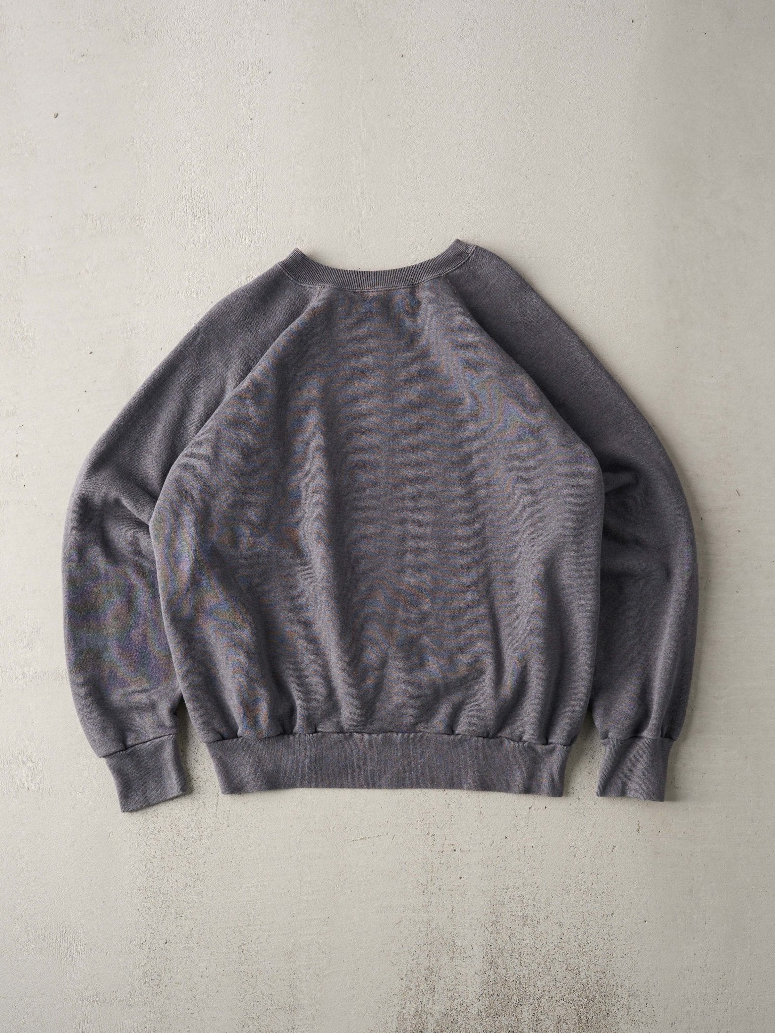 Vintage 80s Grey Boxy Blank Crewneck (L)