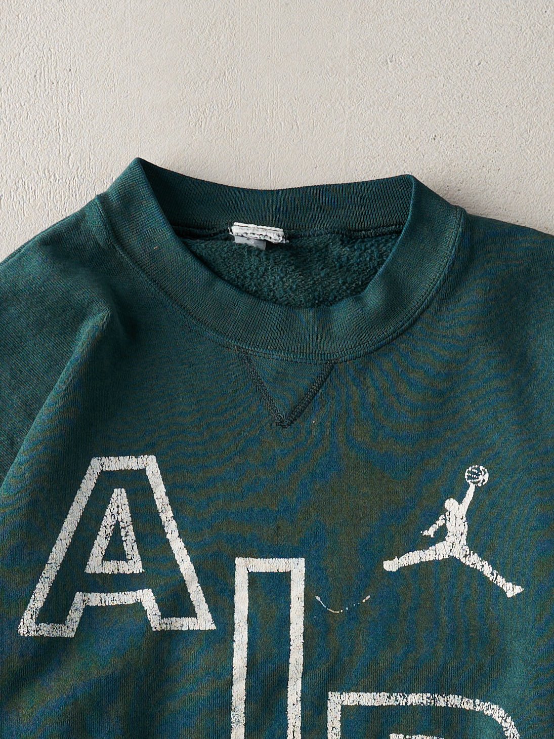 Vintage 90s Forest Green Nike Air Jordan Crewneck (M)