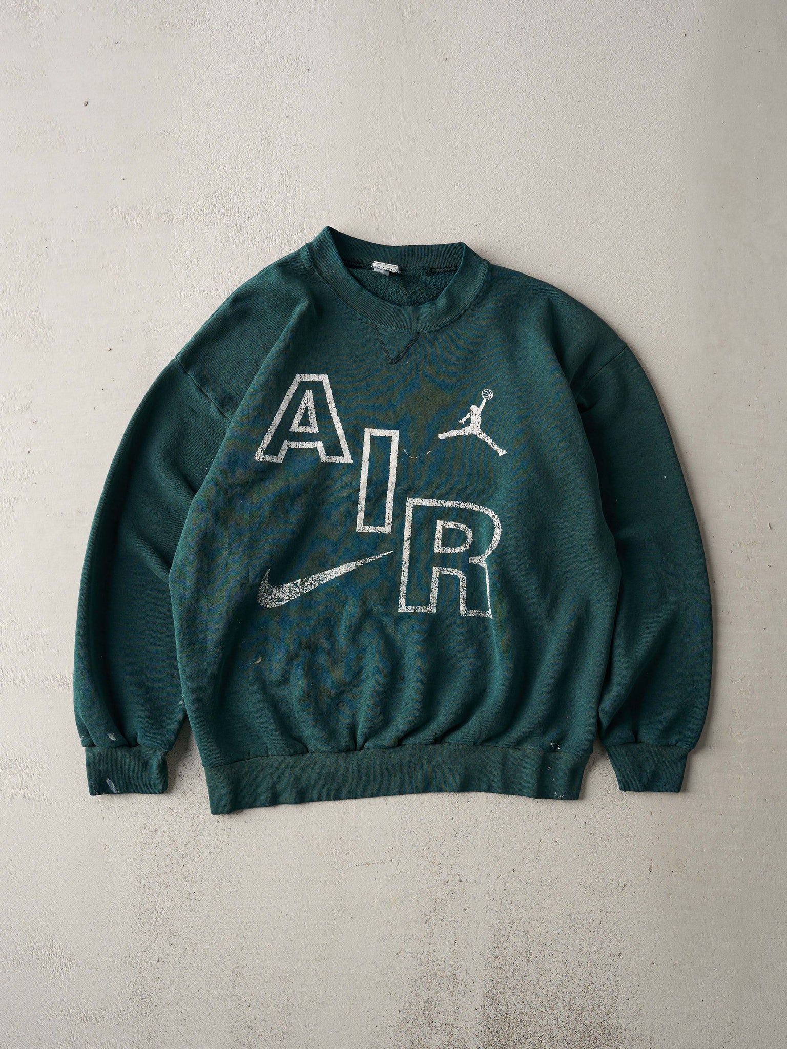 Vintage 90s Forest Green Nike Air Jordan Crewneck (M)