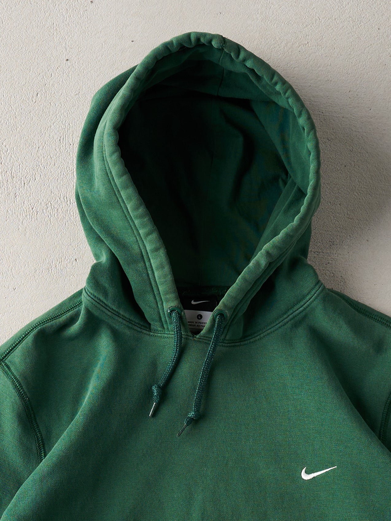 Vintage Forest Green Nike Hoodie (L)