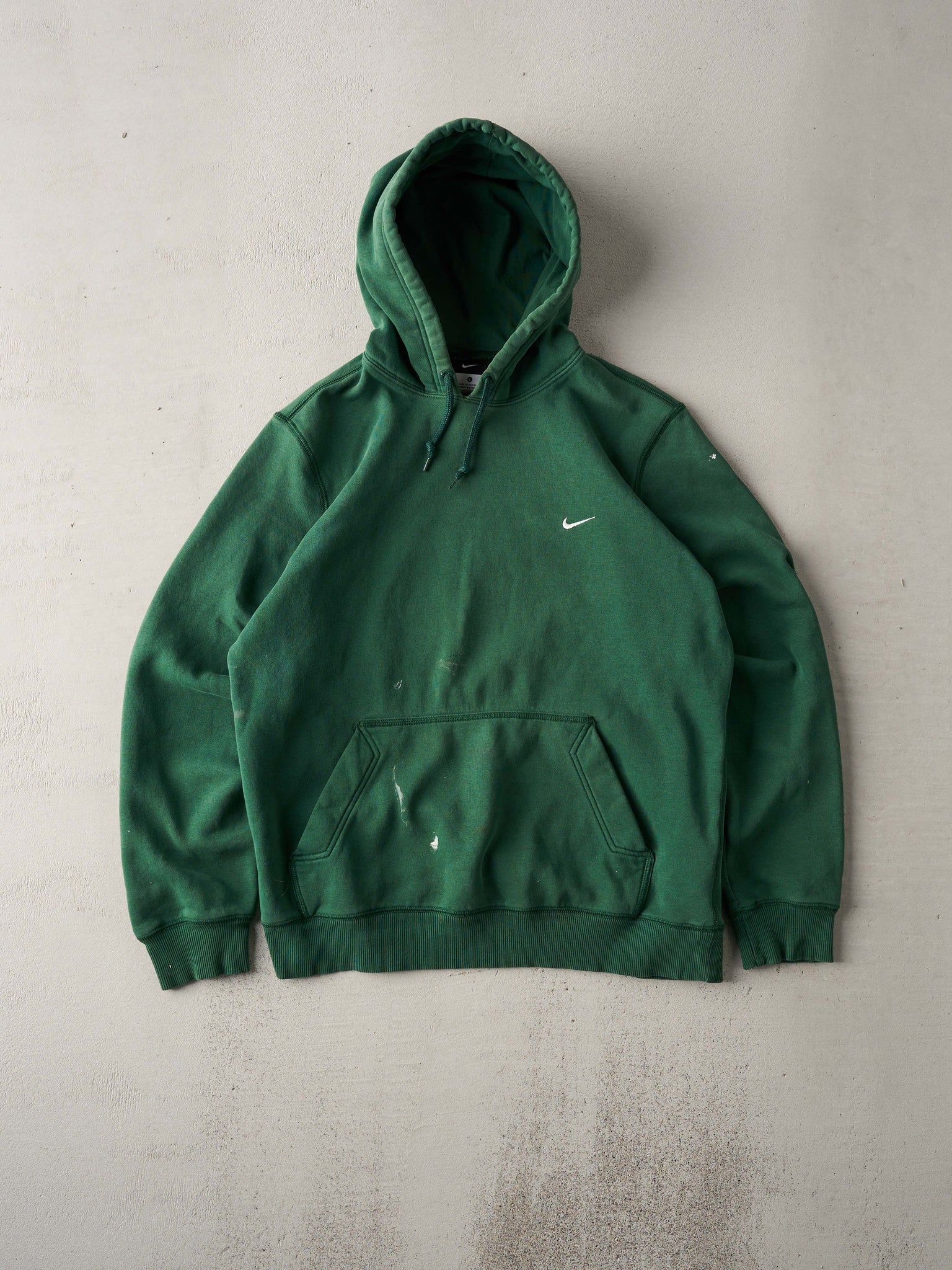 Vintage Forest Green Nike Hoodie (L)