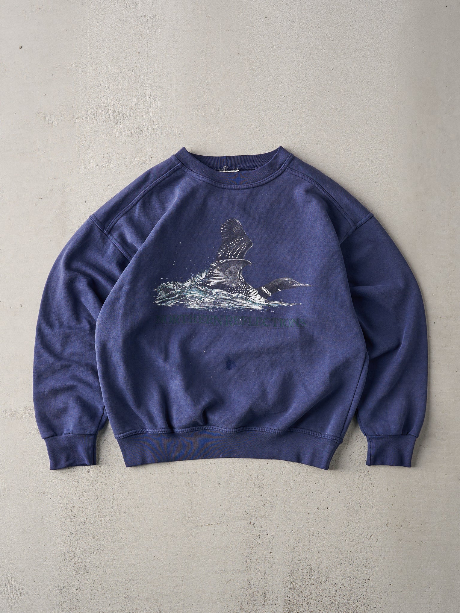 Vintage 90s Navy Northern Reflections Crewneck (M)