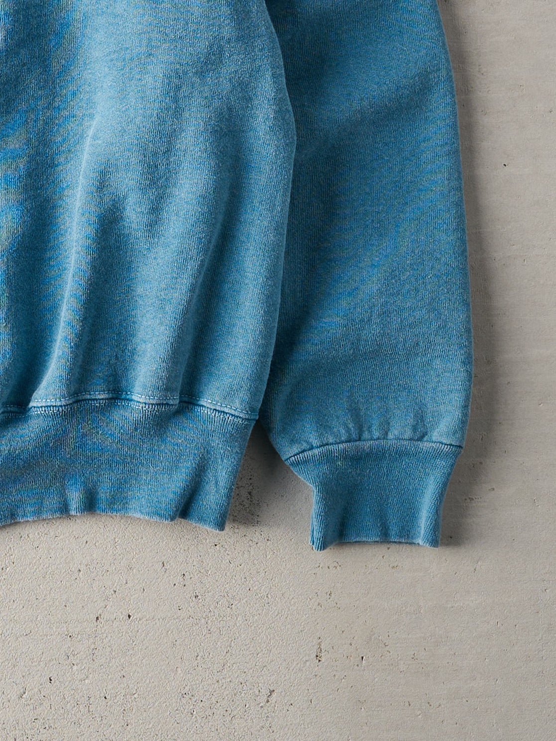 Vintage 90s Faded Teal Up North Minnesota Embroidered Crewneck (M)