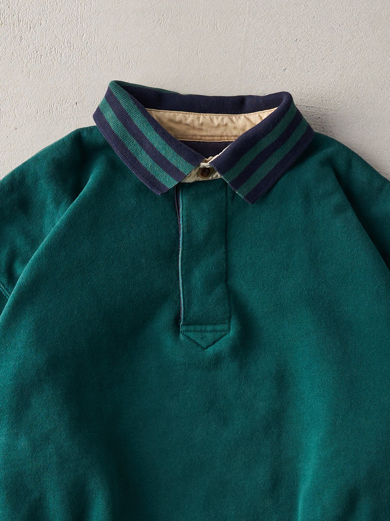 Vintage 80s Forest Green Embroidered Cutter and Buck Golf Collard Crewneck (L)
