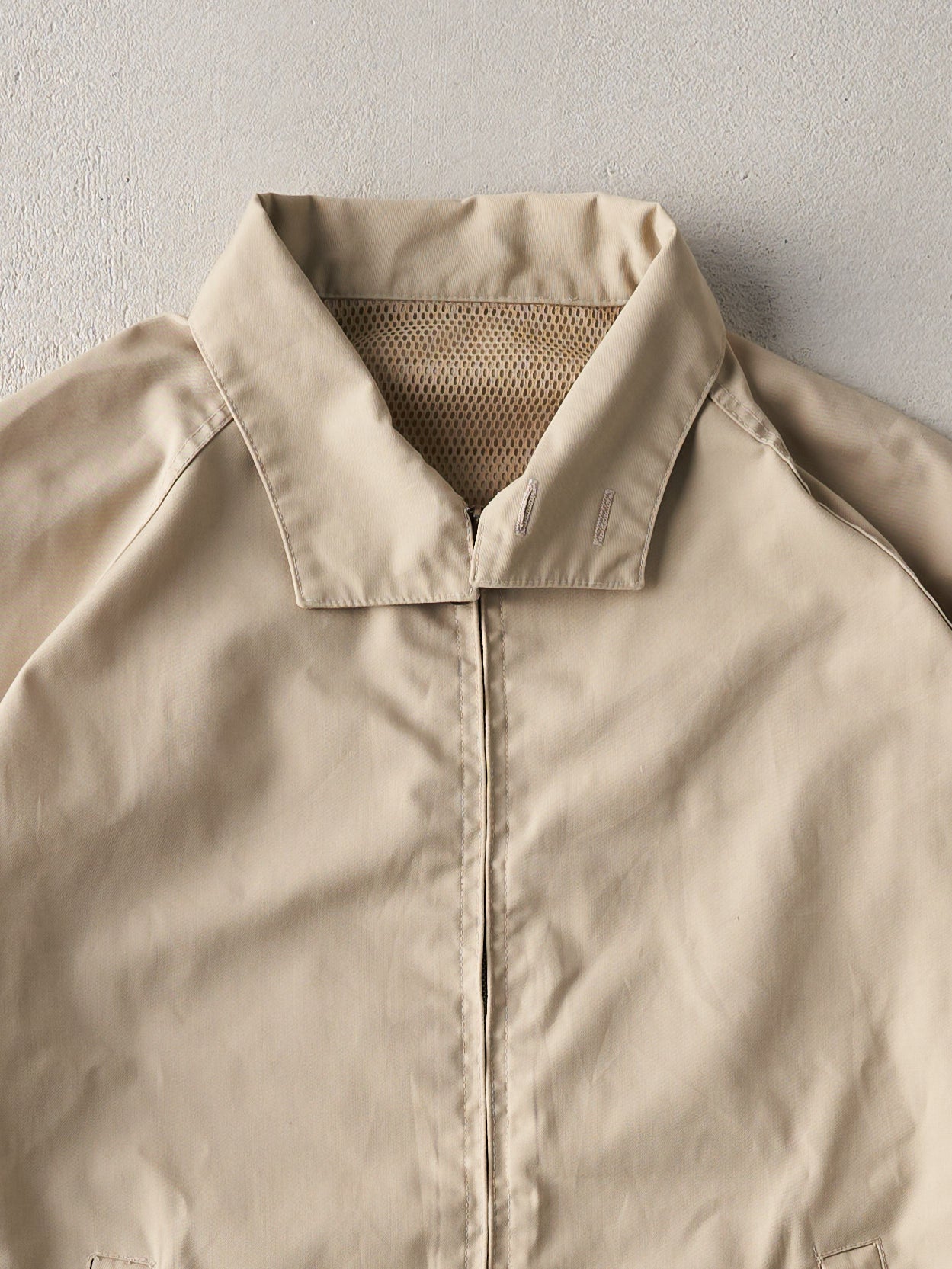 Vintage 70s Beige Harrington Jacket (L)