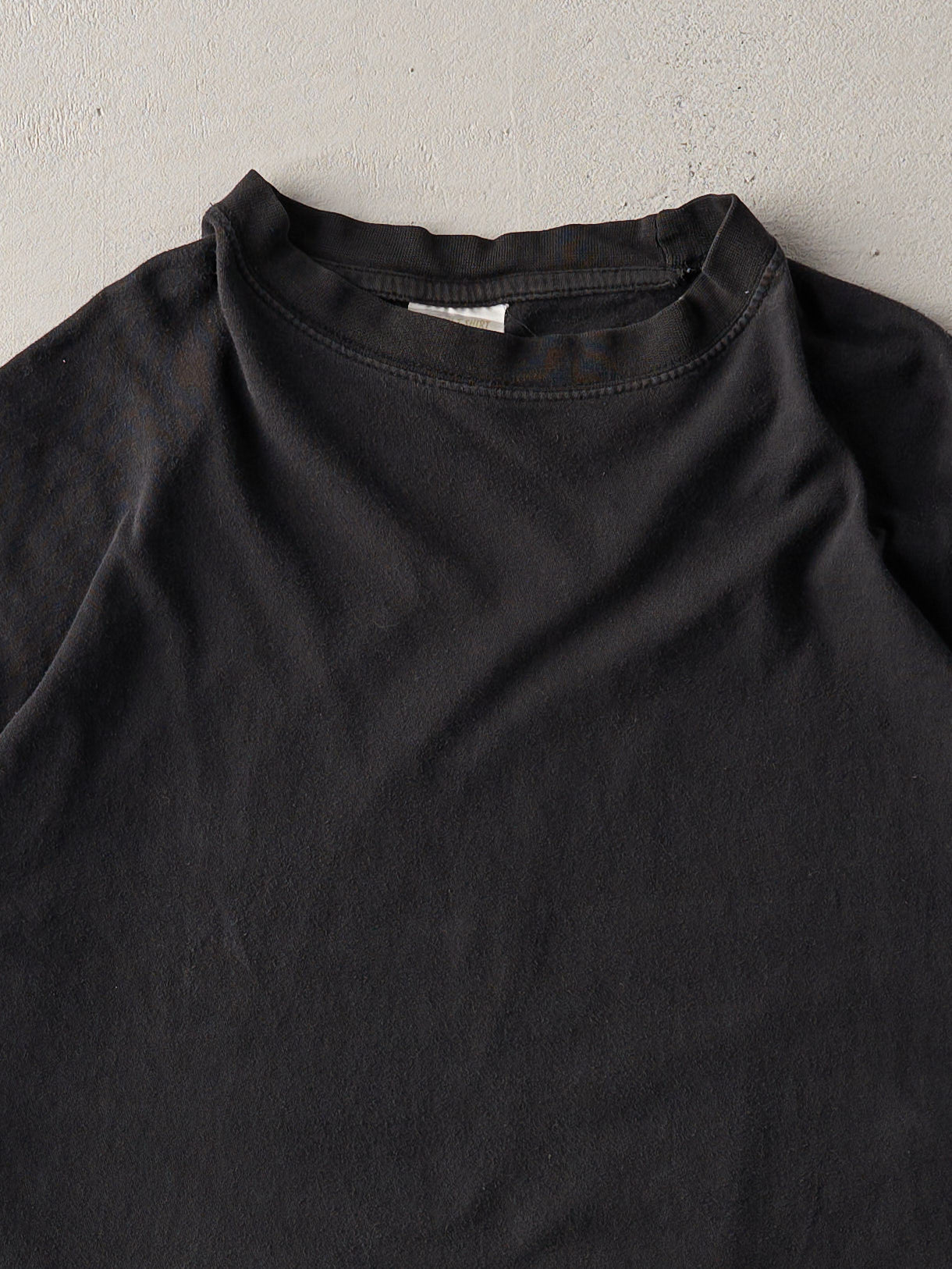 Vintage 90s Black Blank Tee (L)