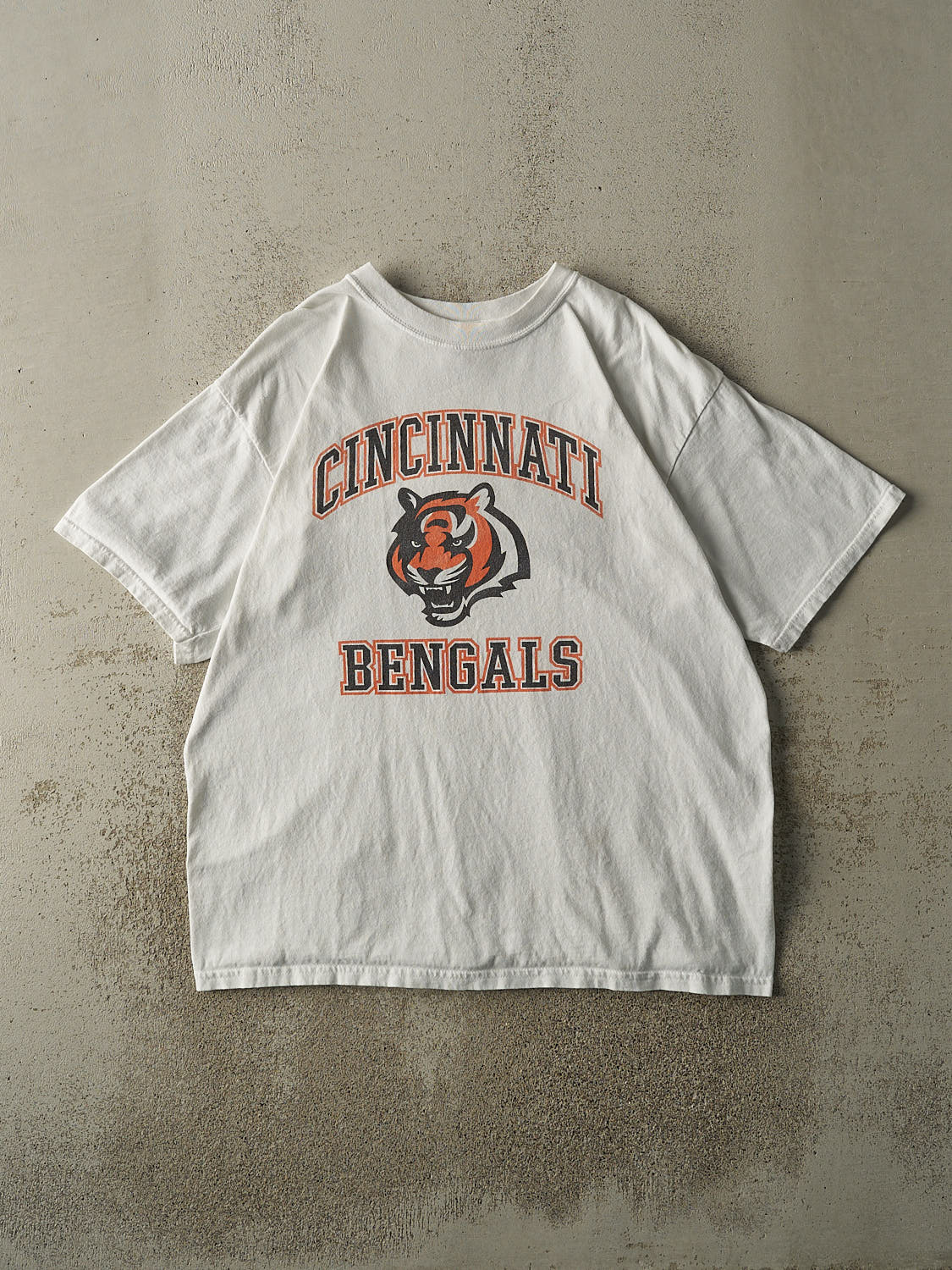 Vintage Y2K White Cincinnati Bengals Tee (L/XL)