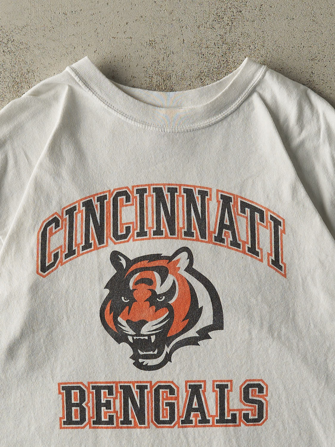 Vintage Y2K White Cincinnati Bengals Tee (L/XL)