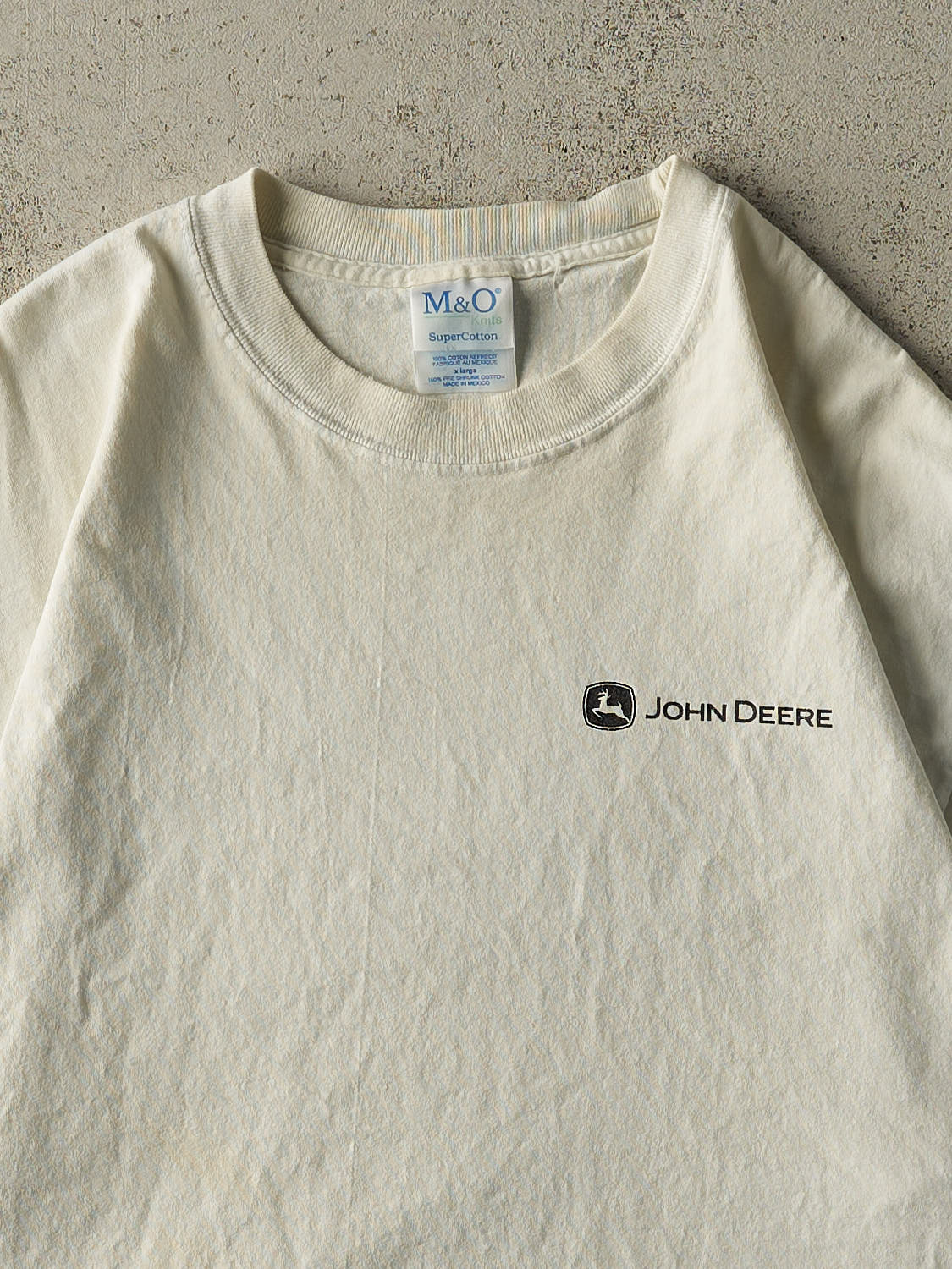 Vintage Y2K White John Deere Tee (L/XL)