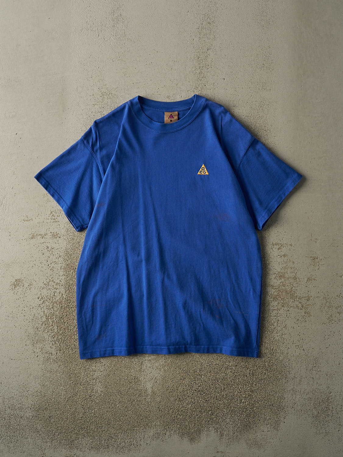 Vintage Y2K Blue Nike ACG Embroidered Logo Tee (L/XL)