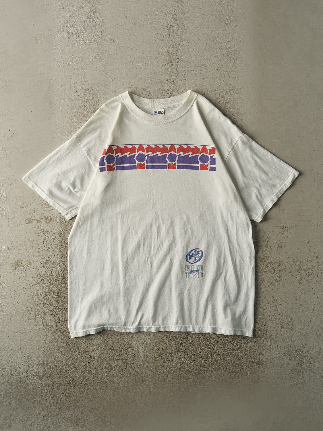 Vintage Y2K White Labatt Lite Tee (XL)