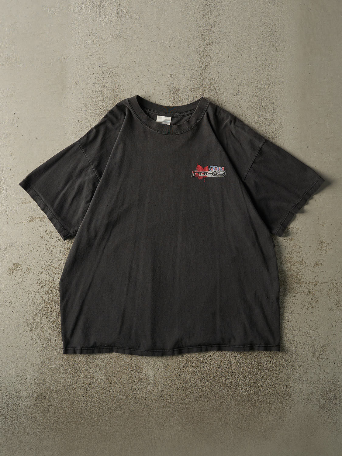 Vintage 90s Faded Black Molson Canadian Rocks Tee (L/XL)