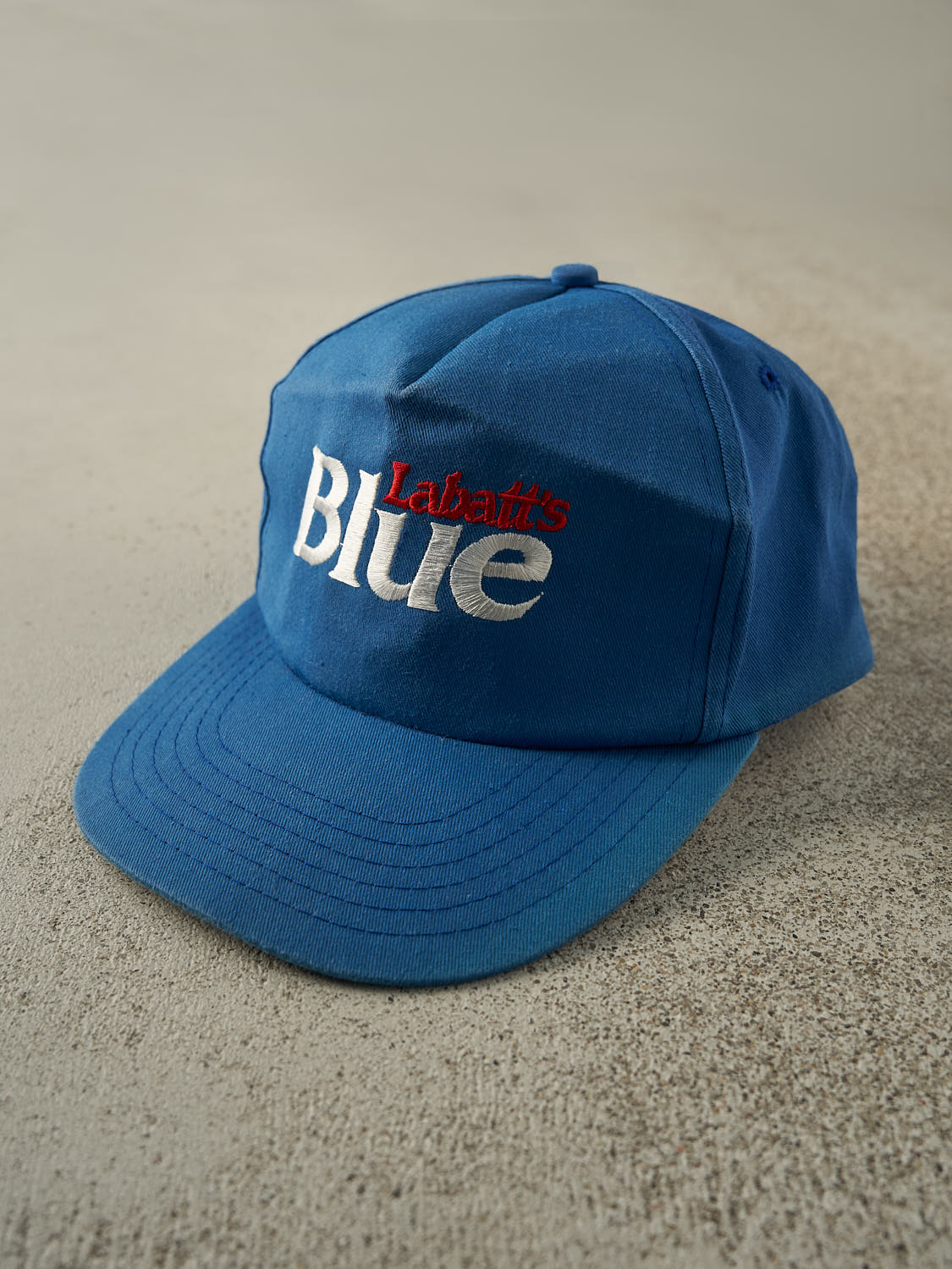 Vintage 90s Blue Labatt's Blue Embroidered Snapback