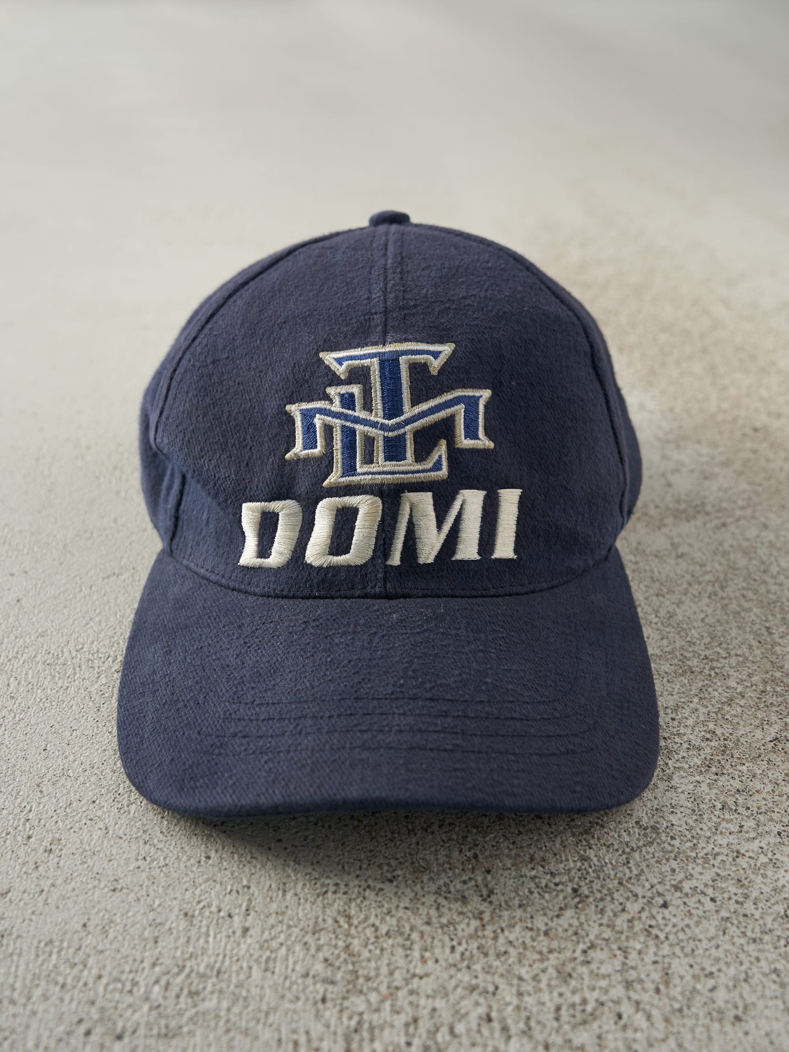 Vintage Y2K Navy Blue Toronto Maple Leafs Domi Velcro Back Hat