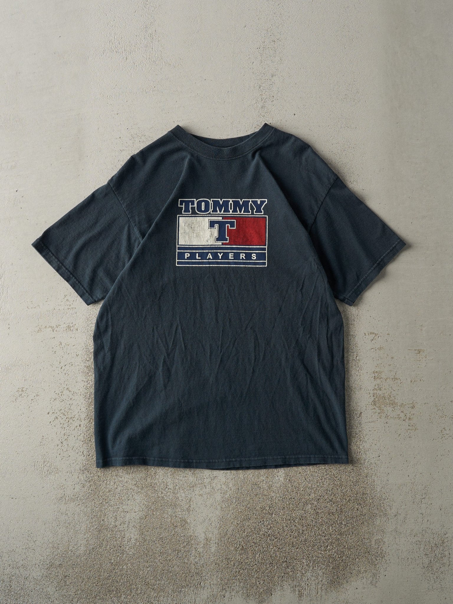 Vintage Y2K Navy Blue Tommy Players Tee (M/L)