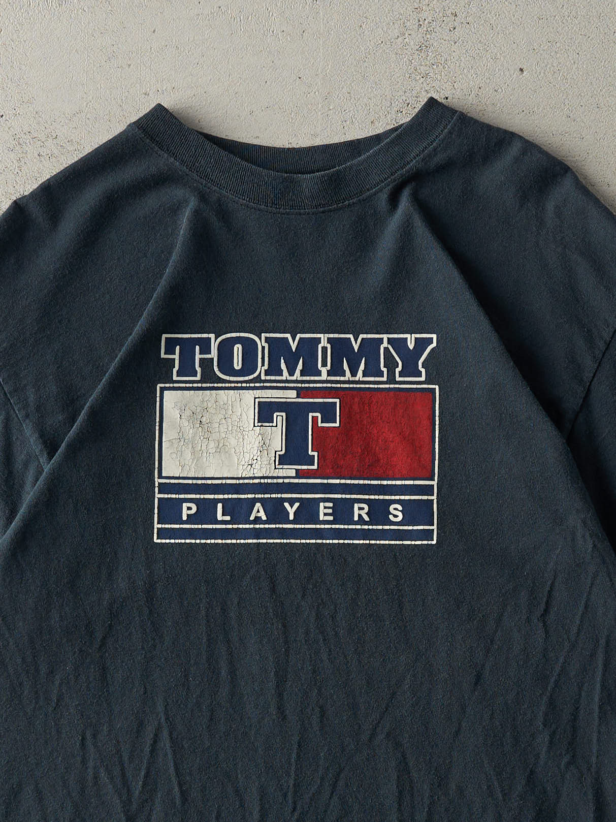 Vintage Y2K Navy Blue Tommy Players Tee (M/L)