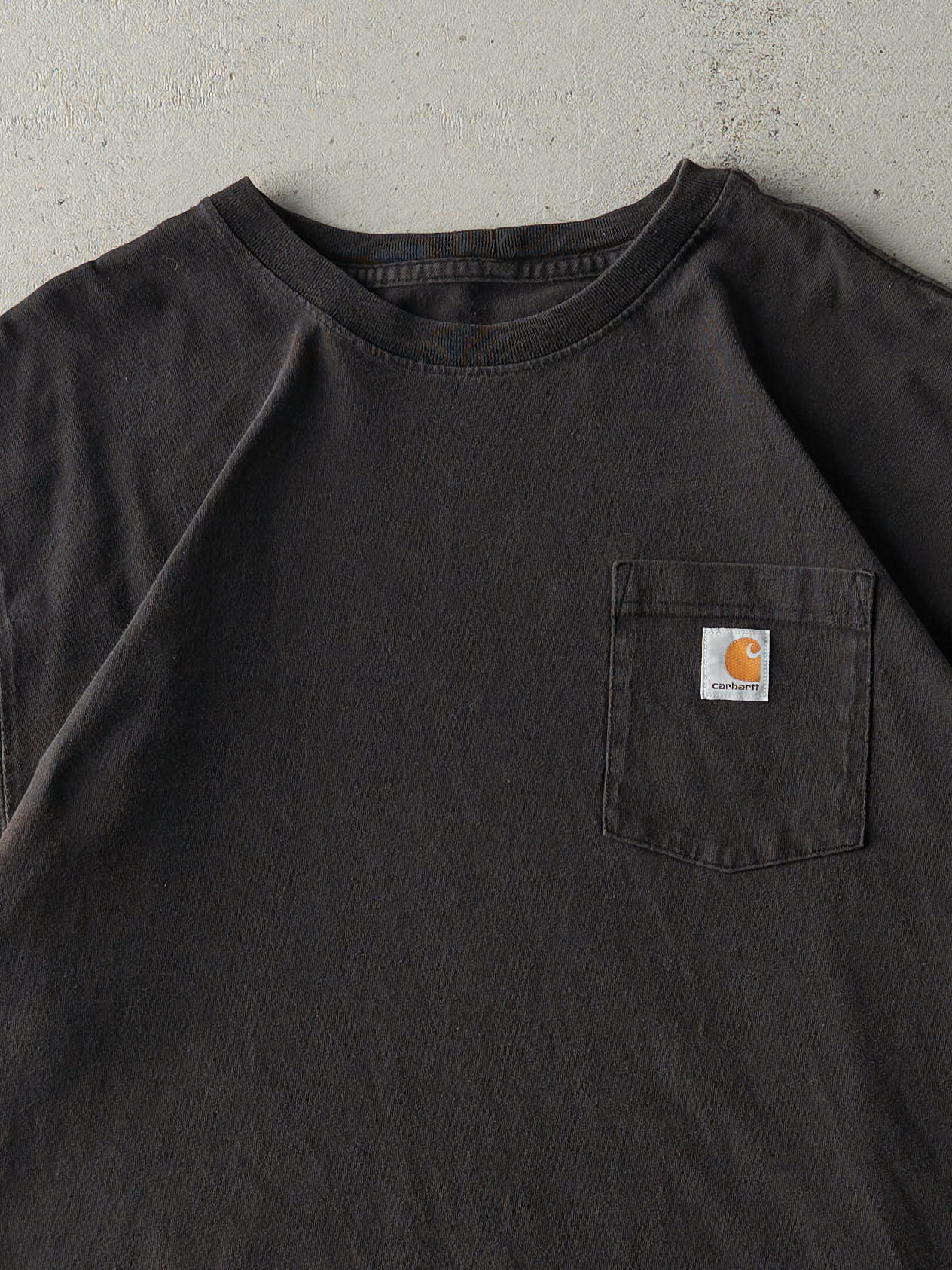 Vintage Y2K Faded Black Carhartt Pocket Tee (XL/XXL)