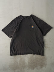 Vintage Y2K Faded Black Carhartt Pocket Tee (XL/XXL)