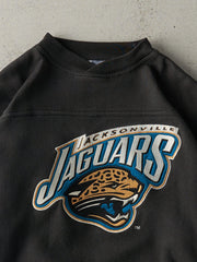 Vintage 90s Black Jacksonville Jaguars Embroidered Crewneck (L/XL)