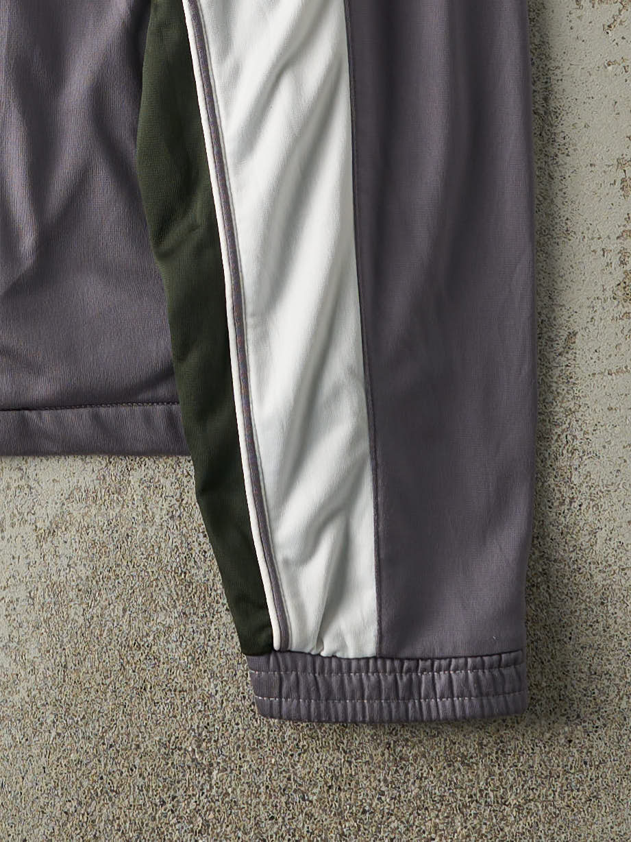 Vintage Y2K Grey & Green Reebok Track Jacket (M/L)