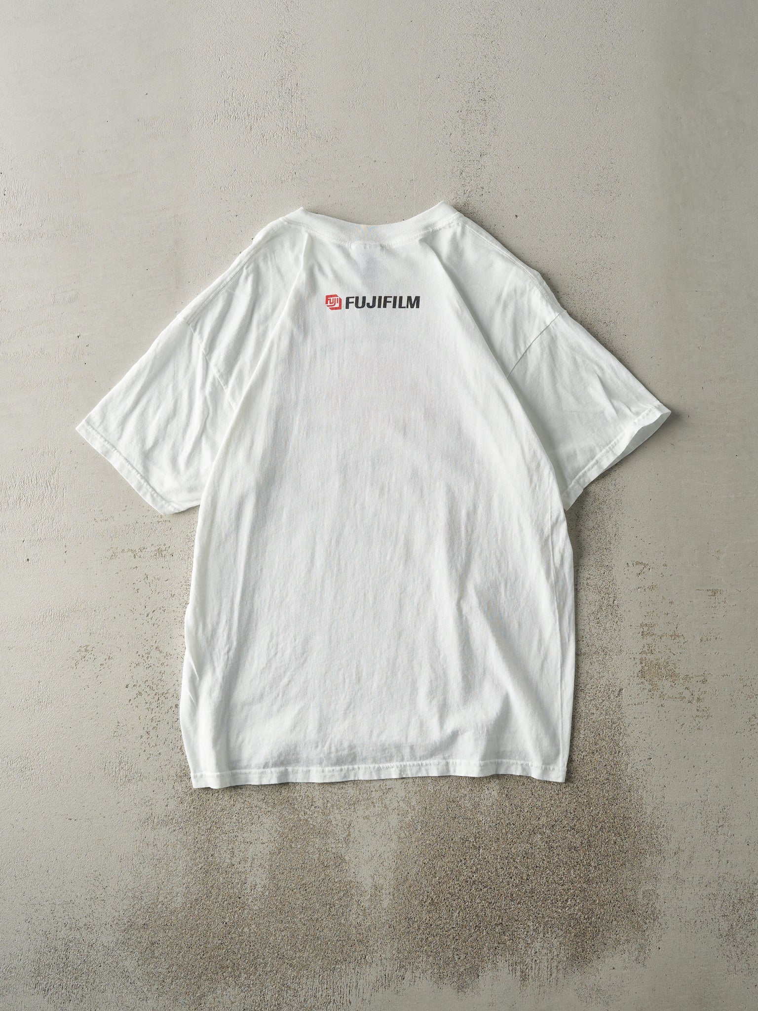 Vintage Y2K White CFL Fujifilm Tee (L)