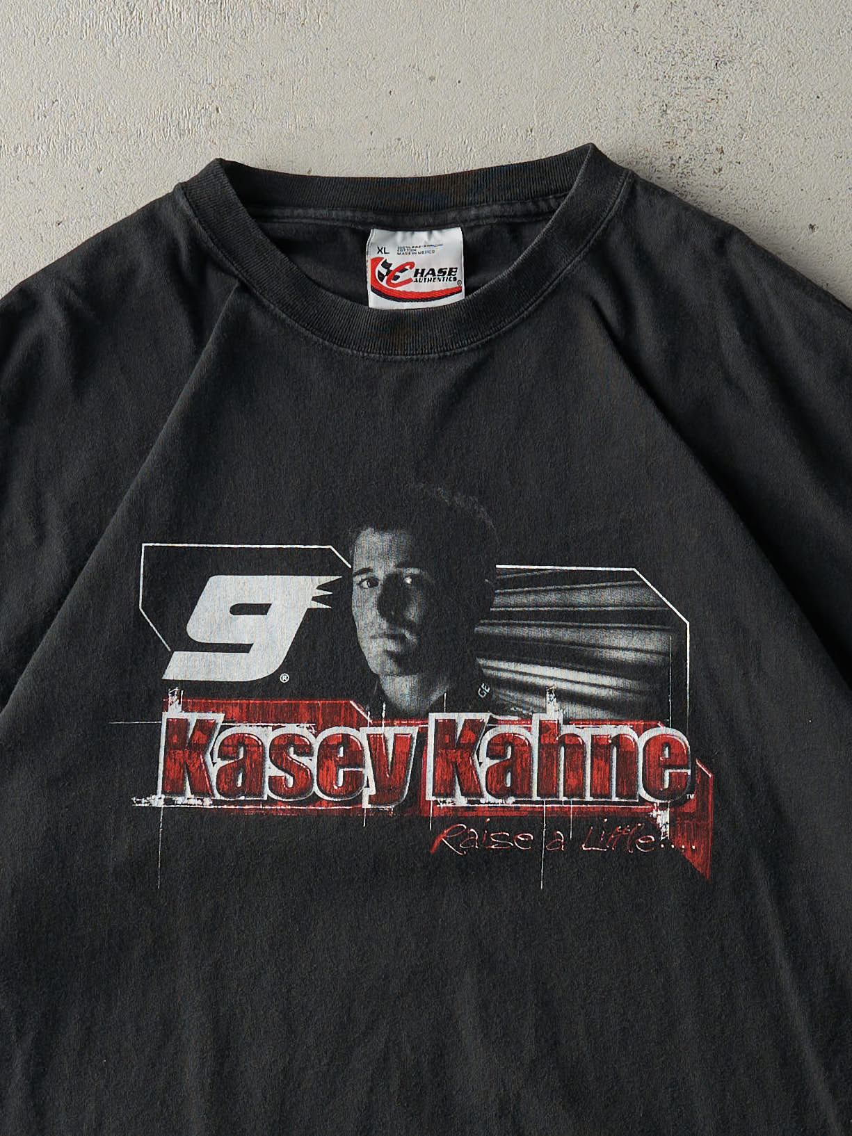 Vintage 04' Black Kasey Kahne Nascar Racing Tee (L/XL)