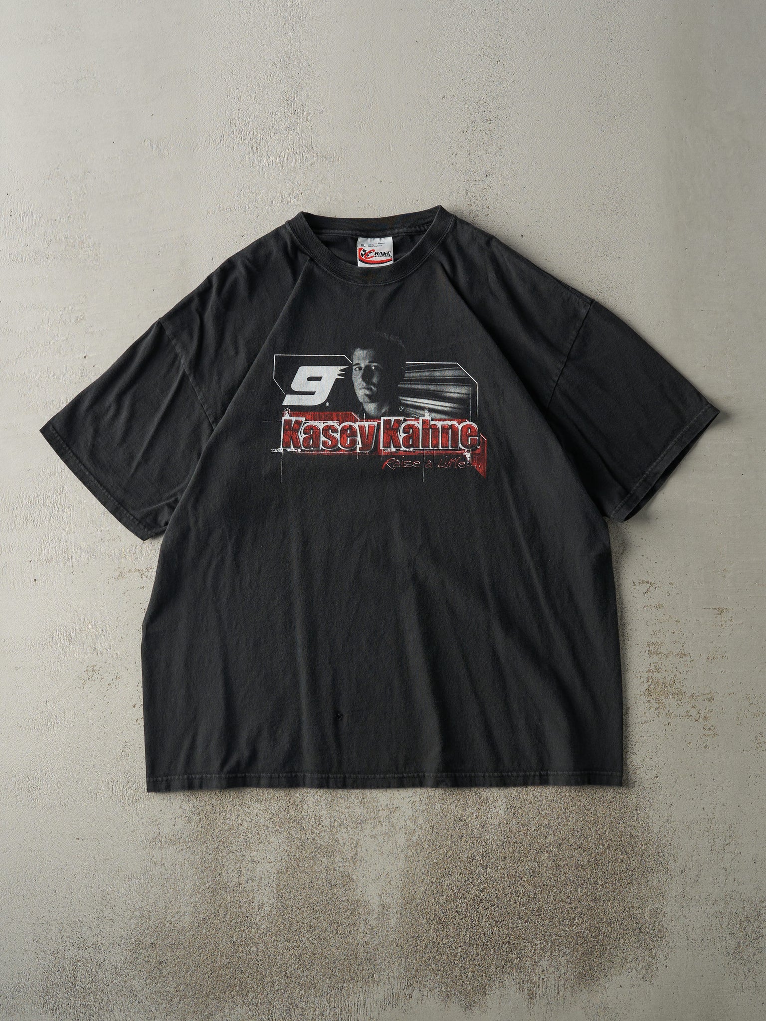 Vintage 04' Black Kasey Kahne Nascar Racing Tee (L/XL)