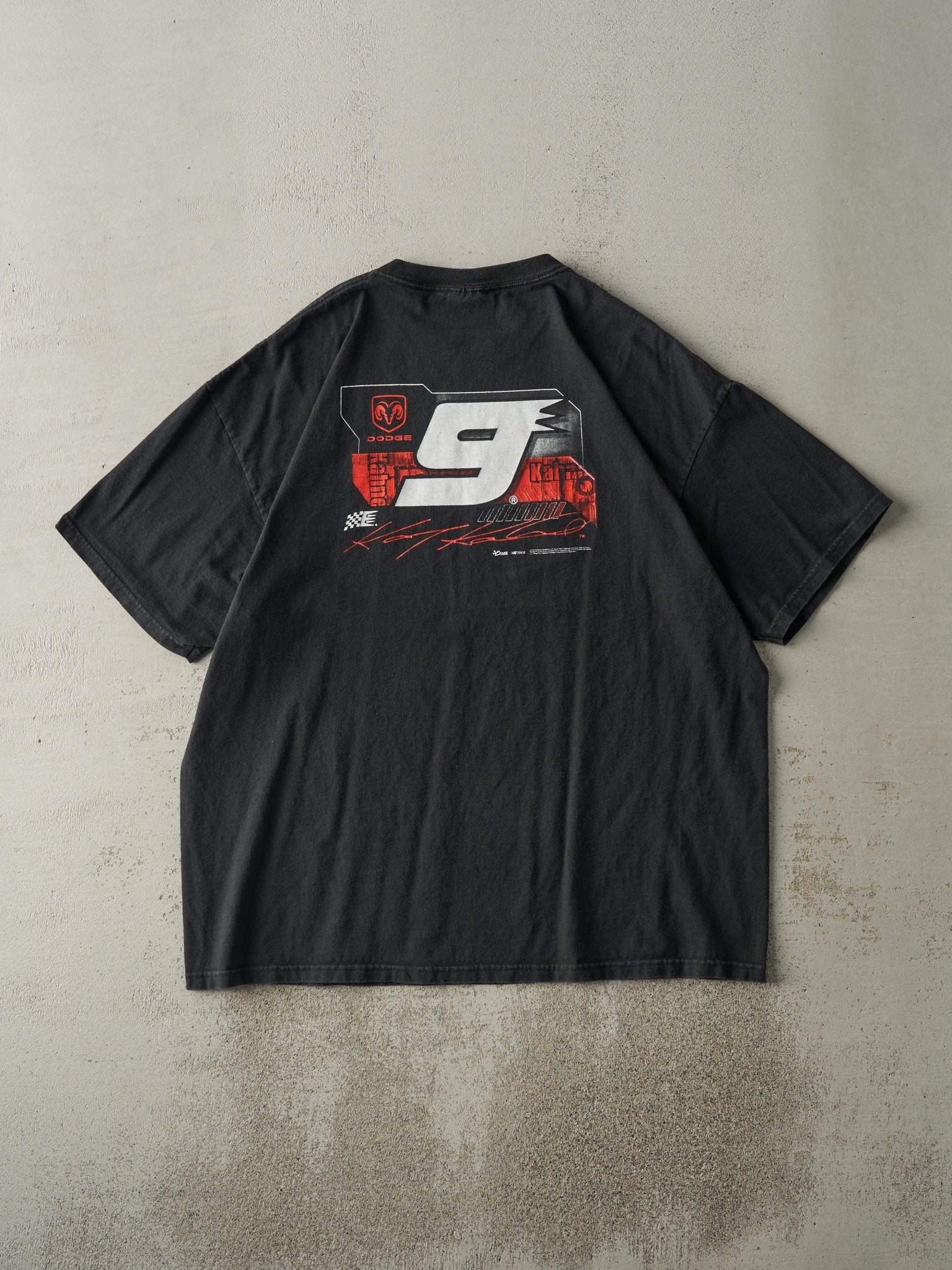 Vintage 04' Black Kasey Kahne Nascar Racing Tee (L/XL)