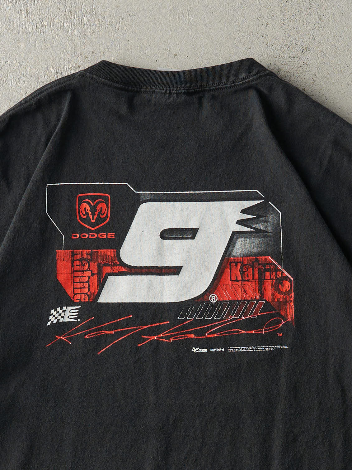 Vintage 04' Black Kasey Kahne Nascar Racing Tee (L/XL)