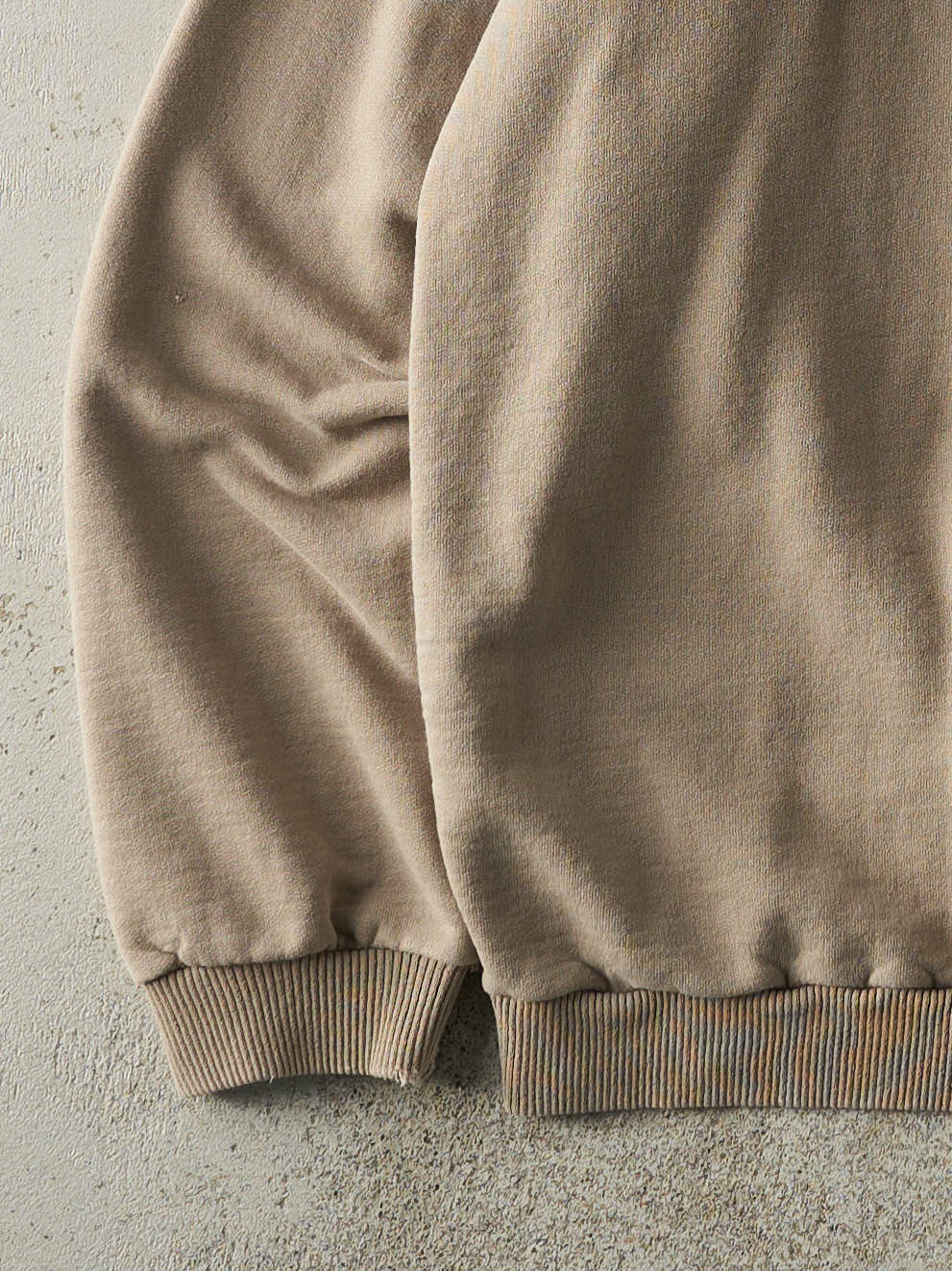 Vintage 90s Beige Blank Crewneck (XXL)