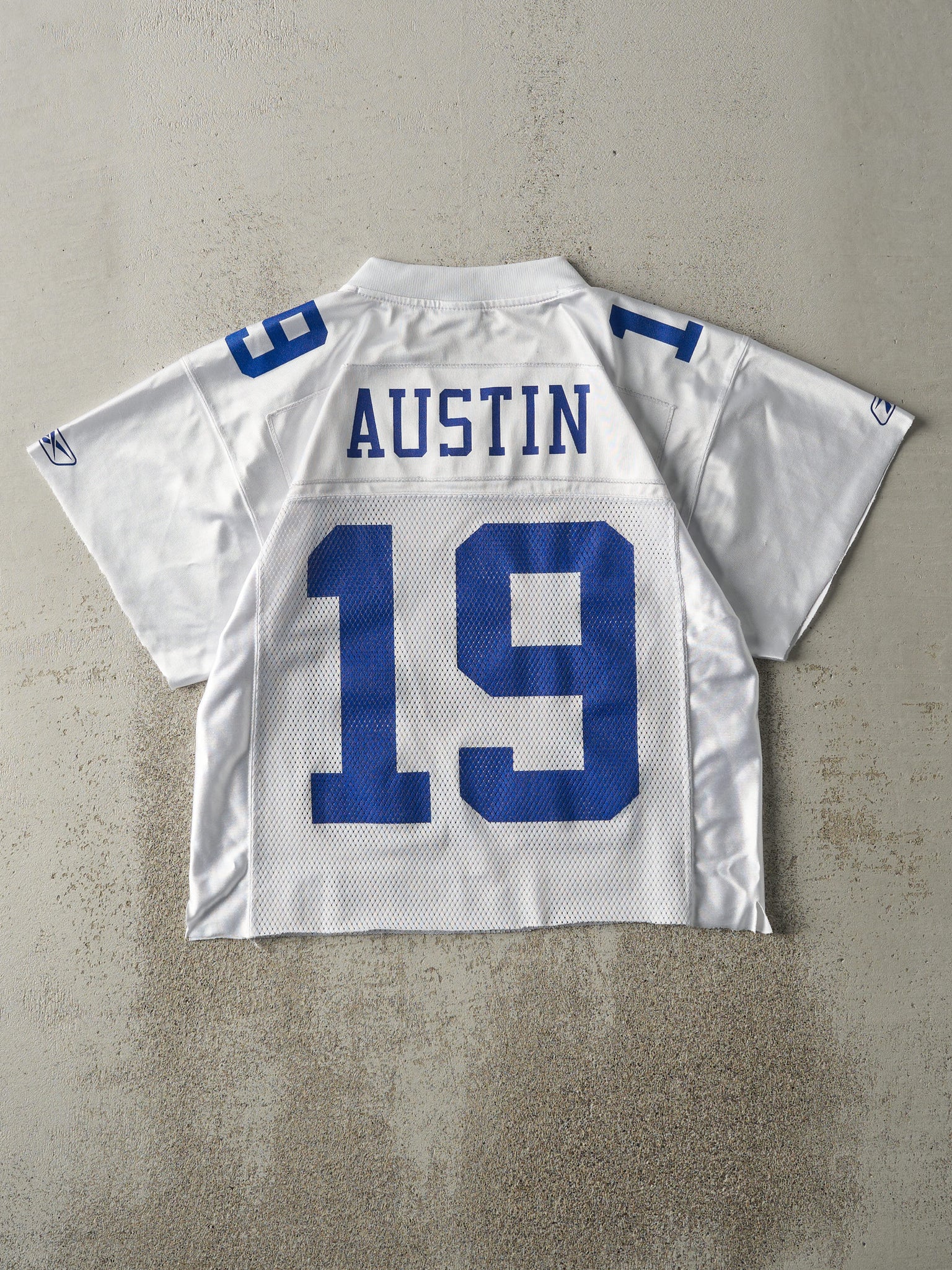 Vintage Y2K White Dallas Cowboys #19 Miles Austin Cropped Jersey (S)