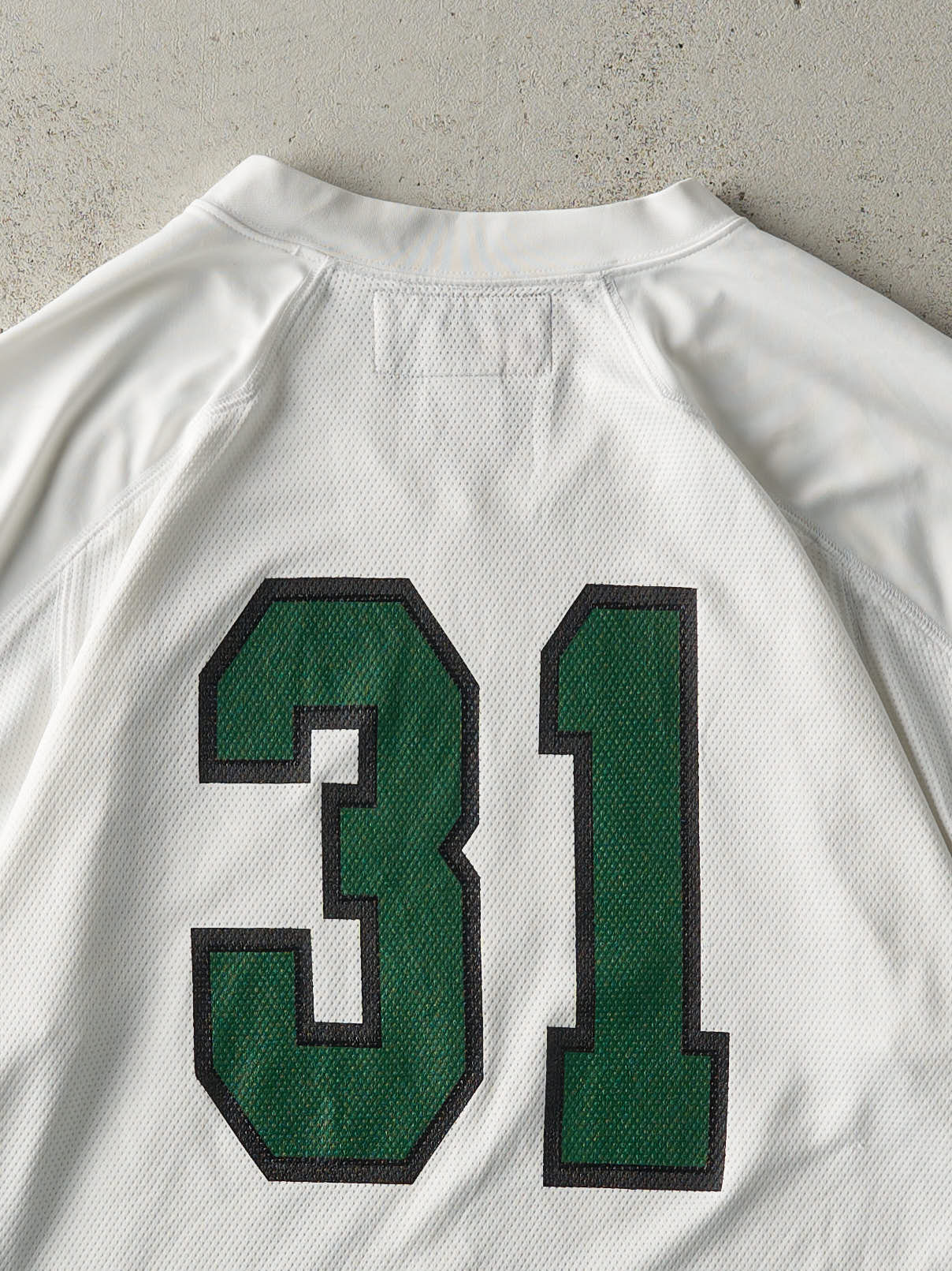 Vintage 90s White & Green Panthers #31 Jersey (L)