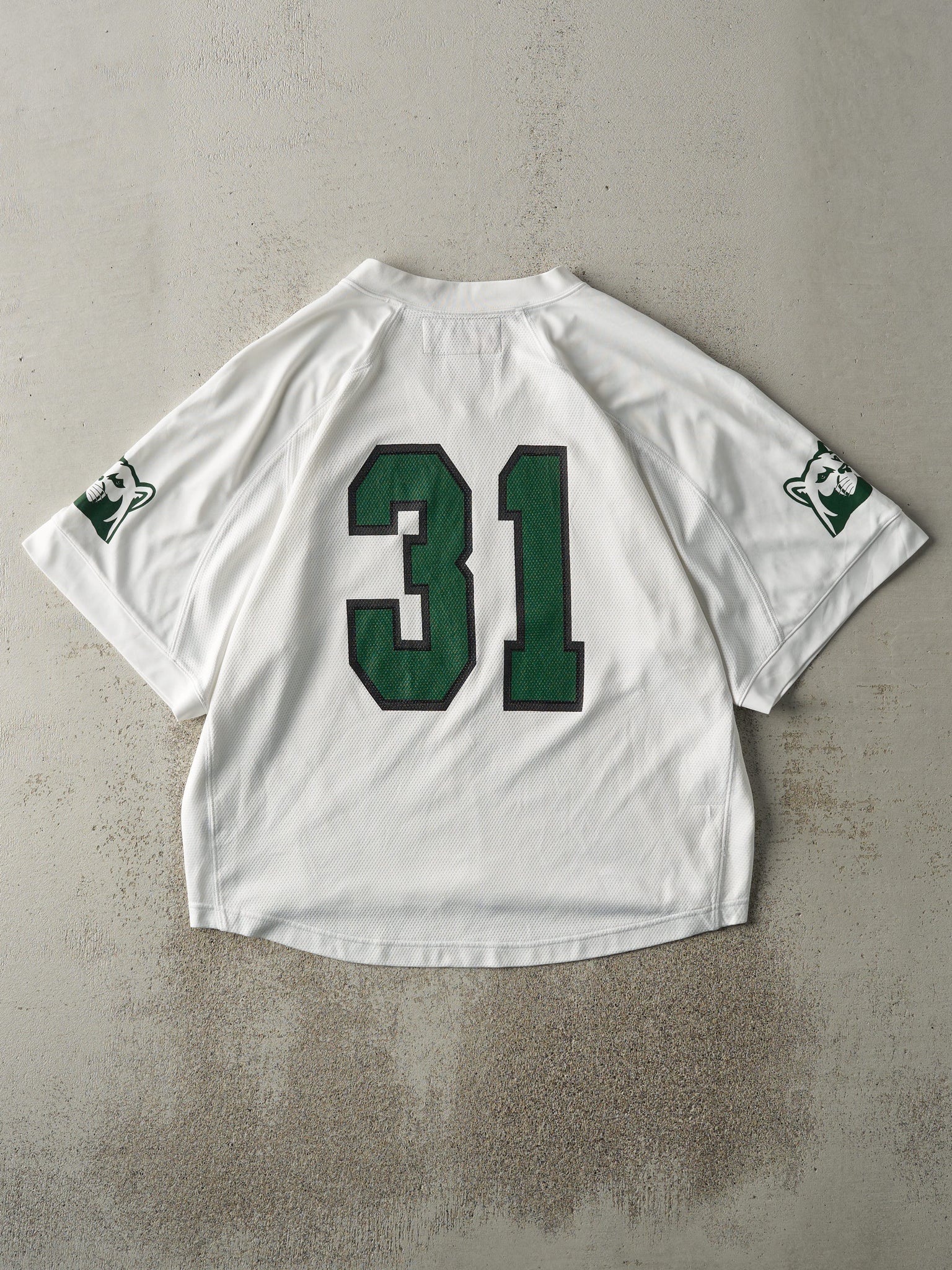 Vintage 90s White & Green Panthers #31 Jersey (L)