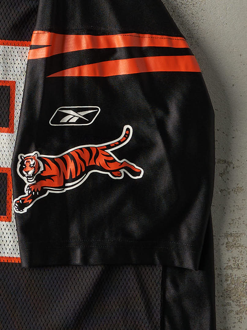 Vintage Y2K Black Cincinnati Bengals #28 Corey Dillon Cropped Jersey (L)