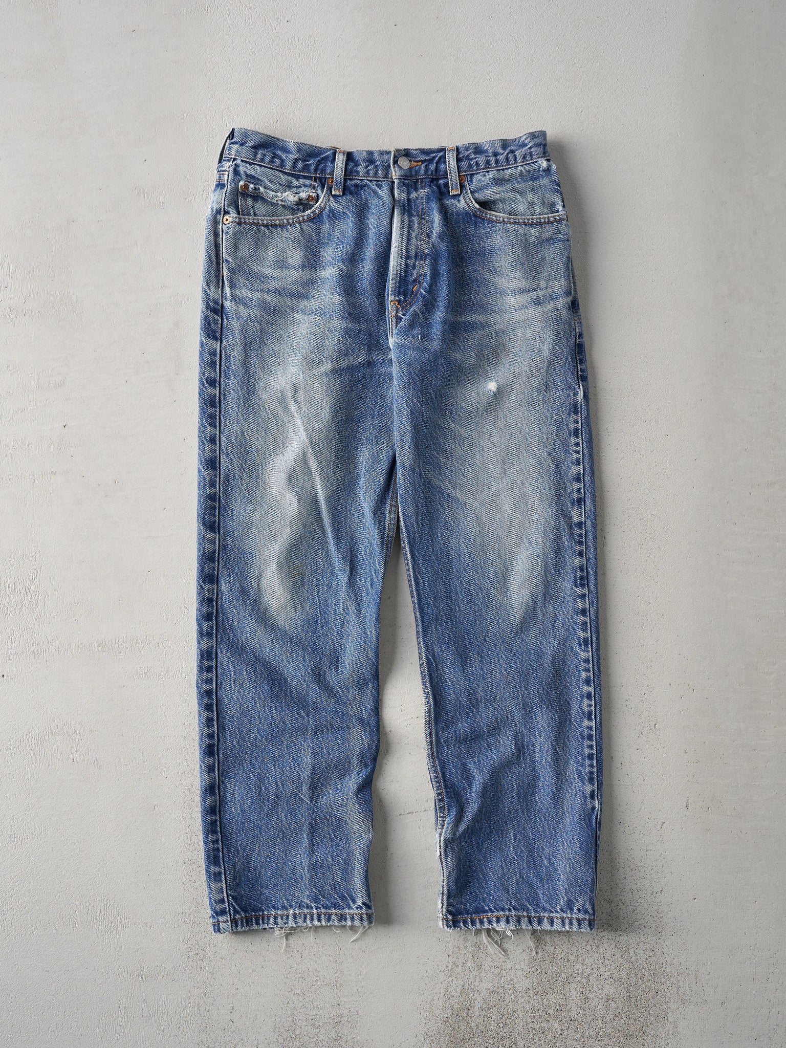 Vintage 90s Mid Wash Levis 505 Regular Fit Jeans (32x28)