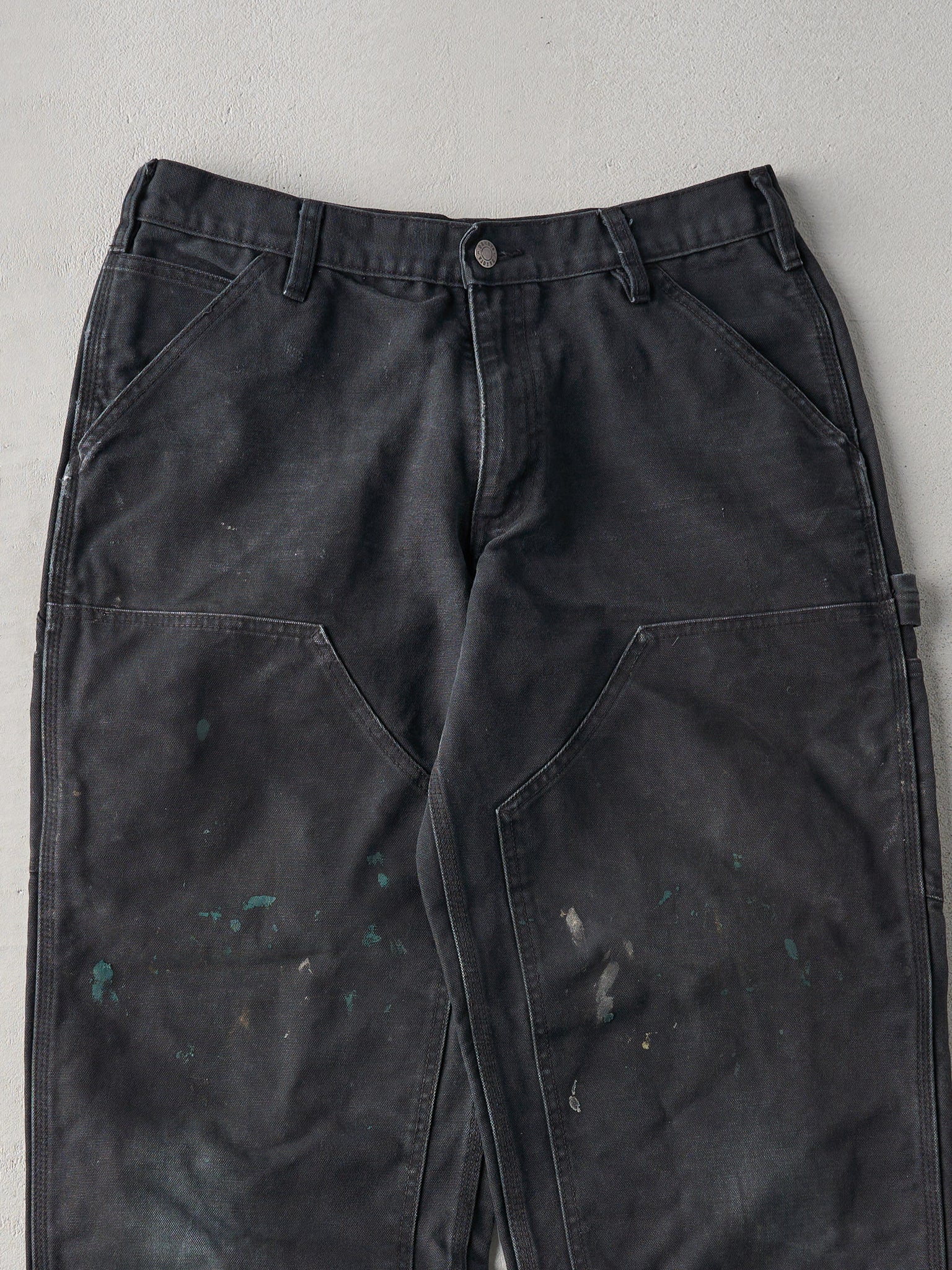 Vintage 90s Black Dakota Double Knee Carpenter Pants (32x27.5)