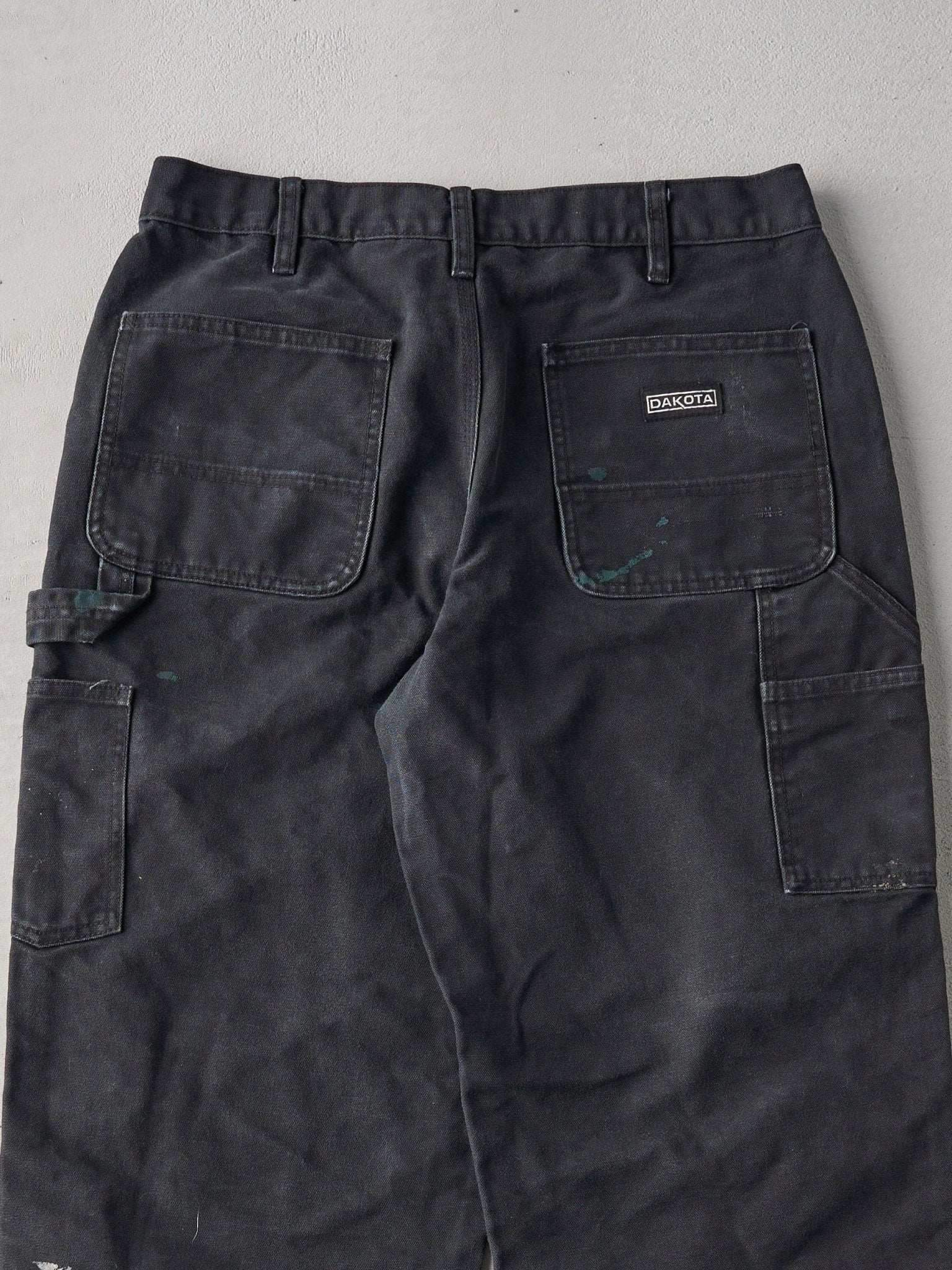 Vintage 90s Black Dakota Double Knee Carpenter Pants (32x27.5)