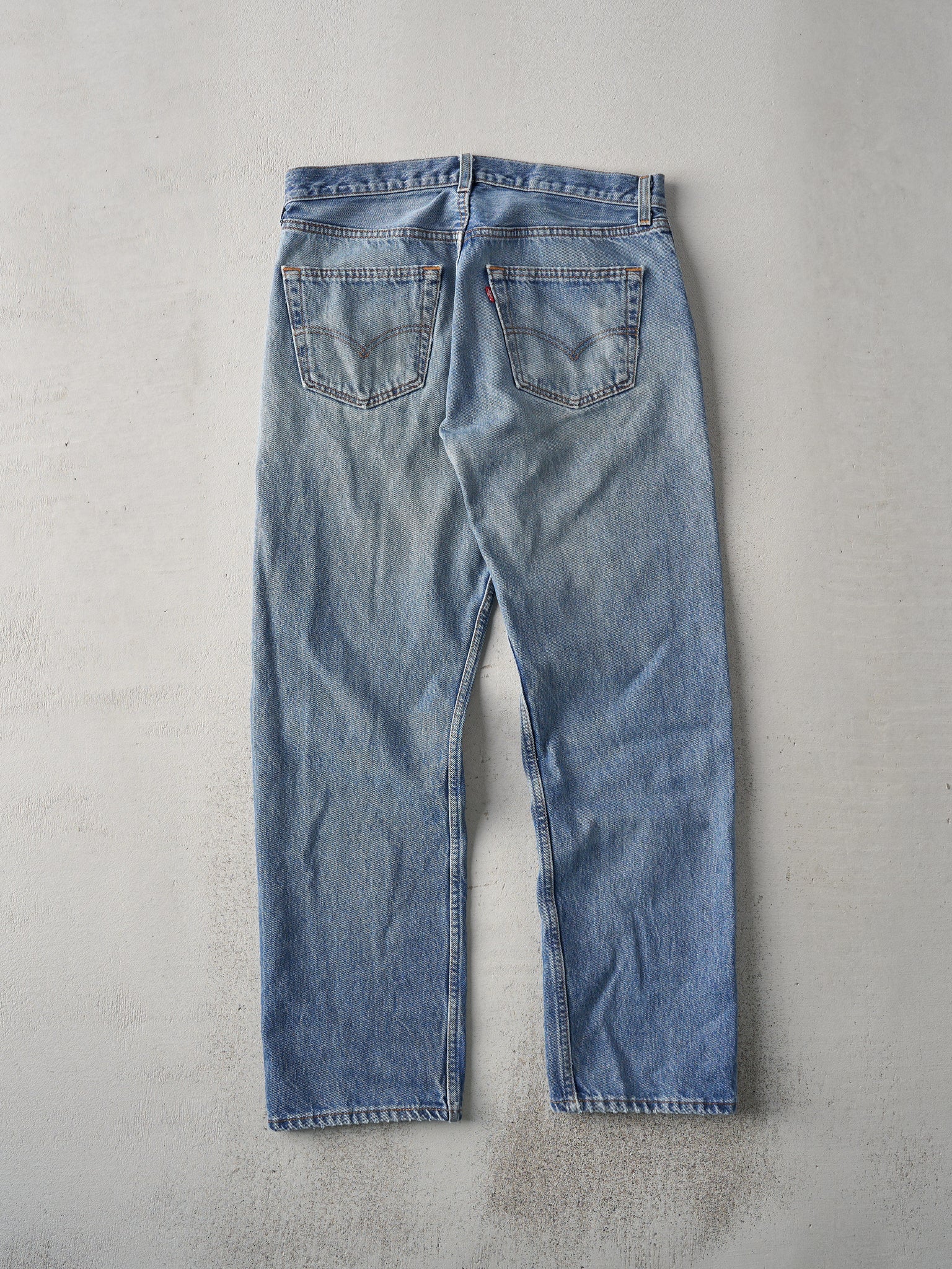 Vintage 90s Light Wash Levis 501 Denim Jeans (32x29)