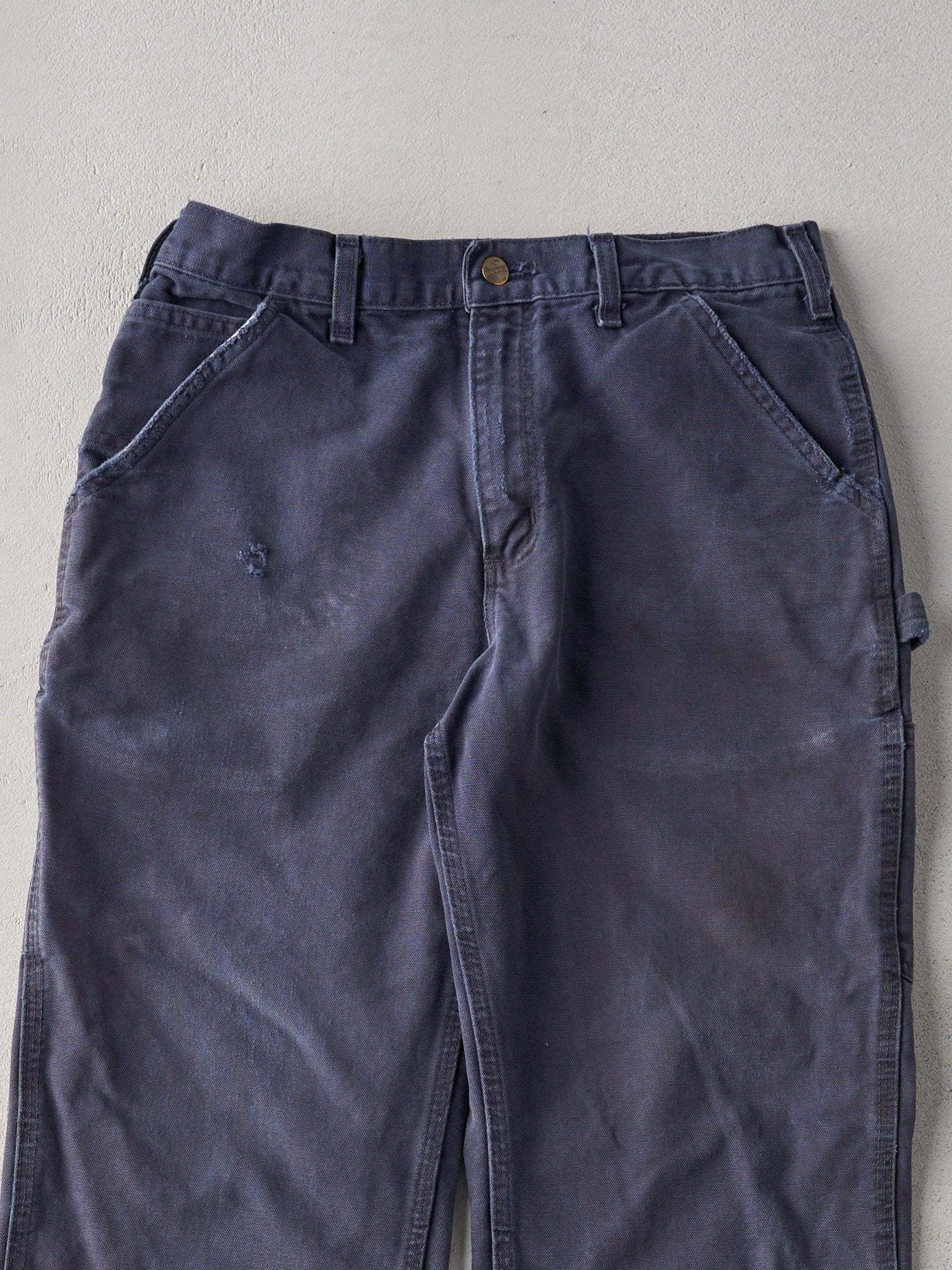 Vintage 90s Navy Carhartt Dungaree Fit Carpenter Pants (32x28)