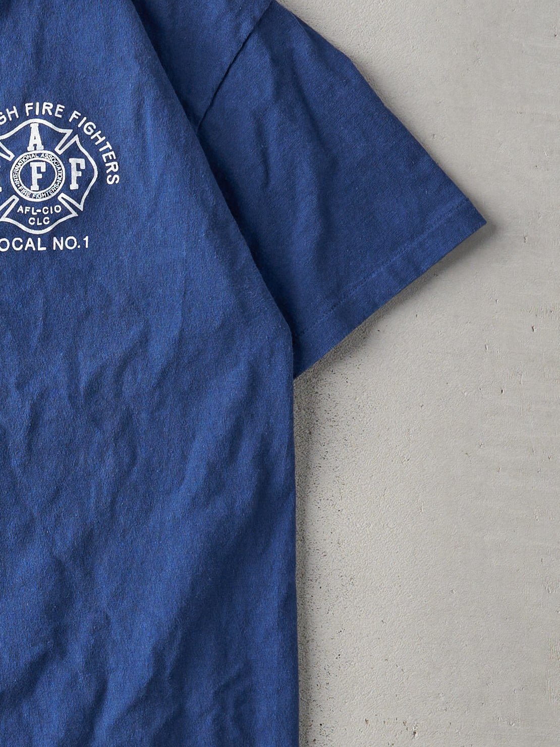 Vintage 90s Navy Pittsburgh Fire Dept Tee (M)
