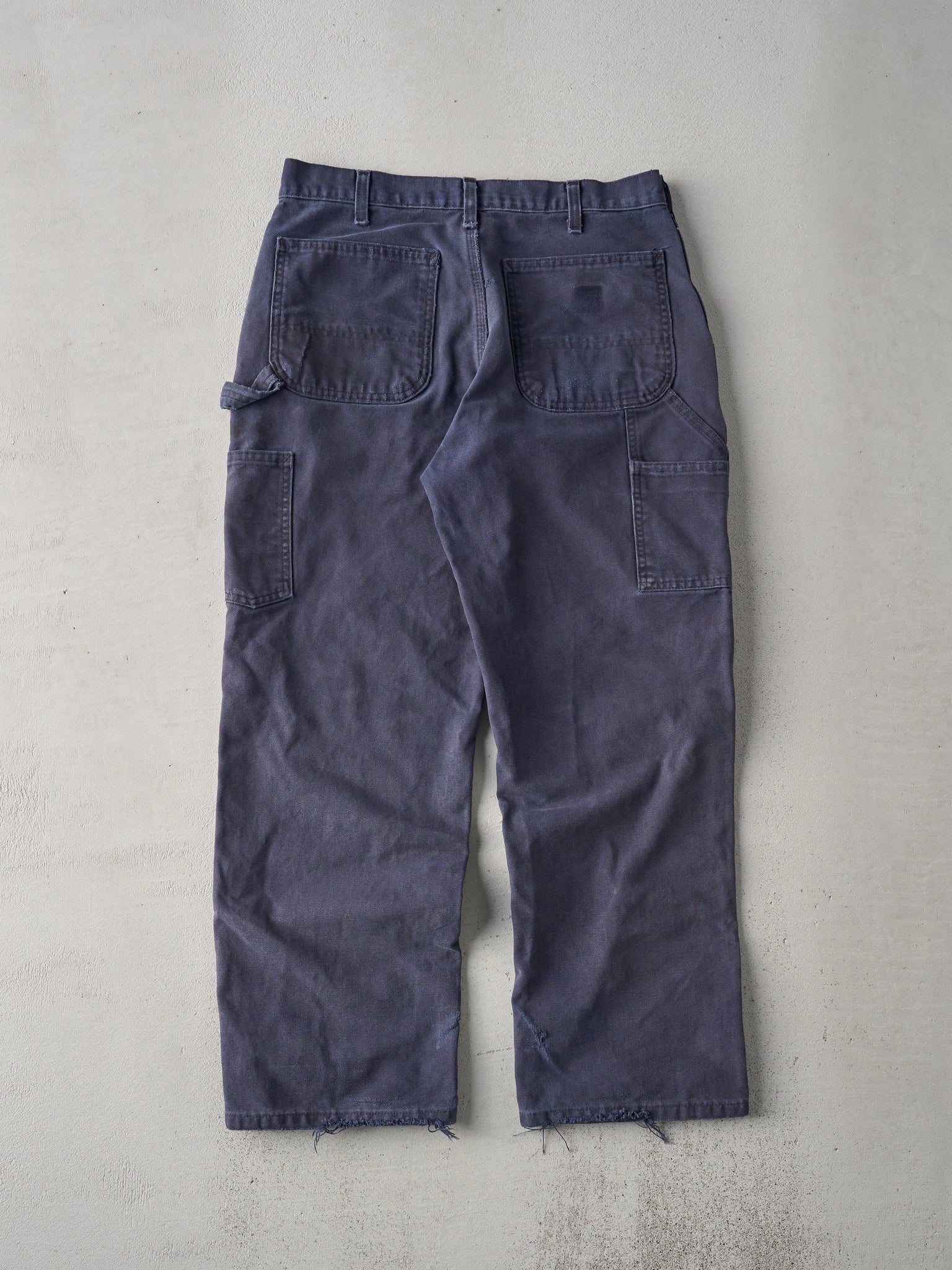Vintage 90s Navy Carhartt Dungaree Fit Carpenter Pants (32x28)