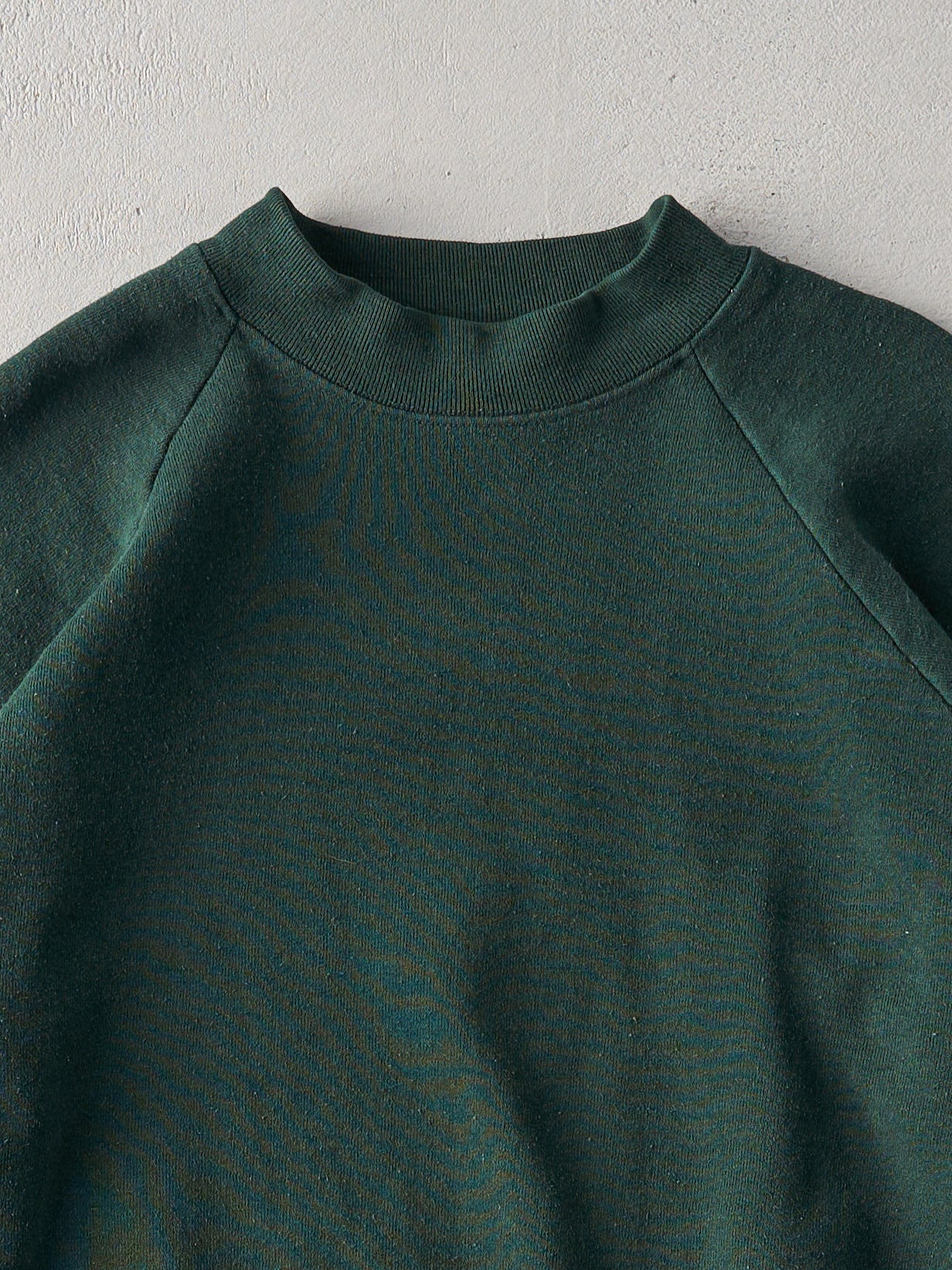 Vintage 80s Forest Green Blank Crewneck (L)