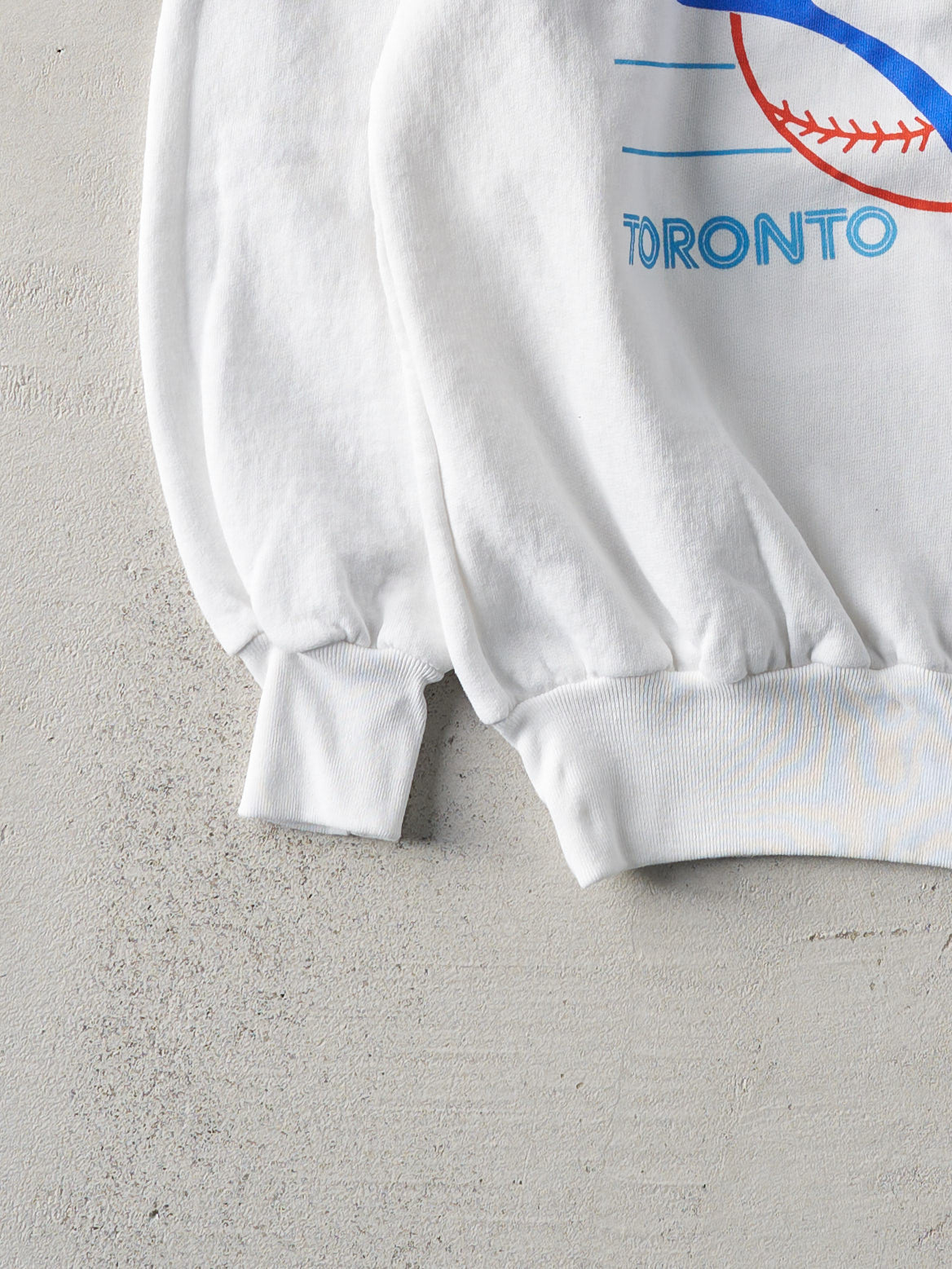 Vintage 92' White Toronto Blue Jays World Series Crewneck (M)