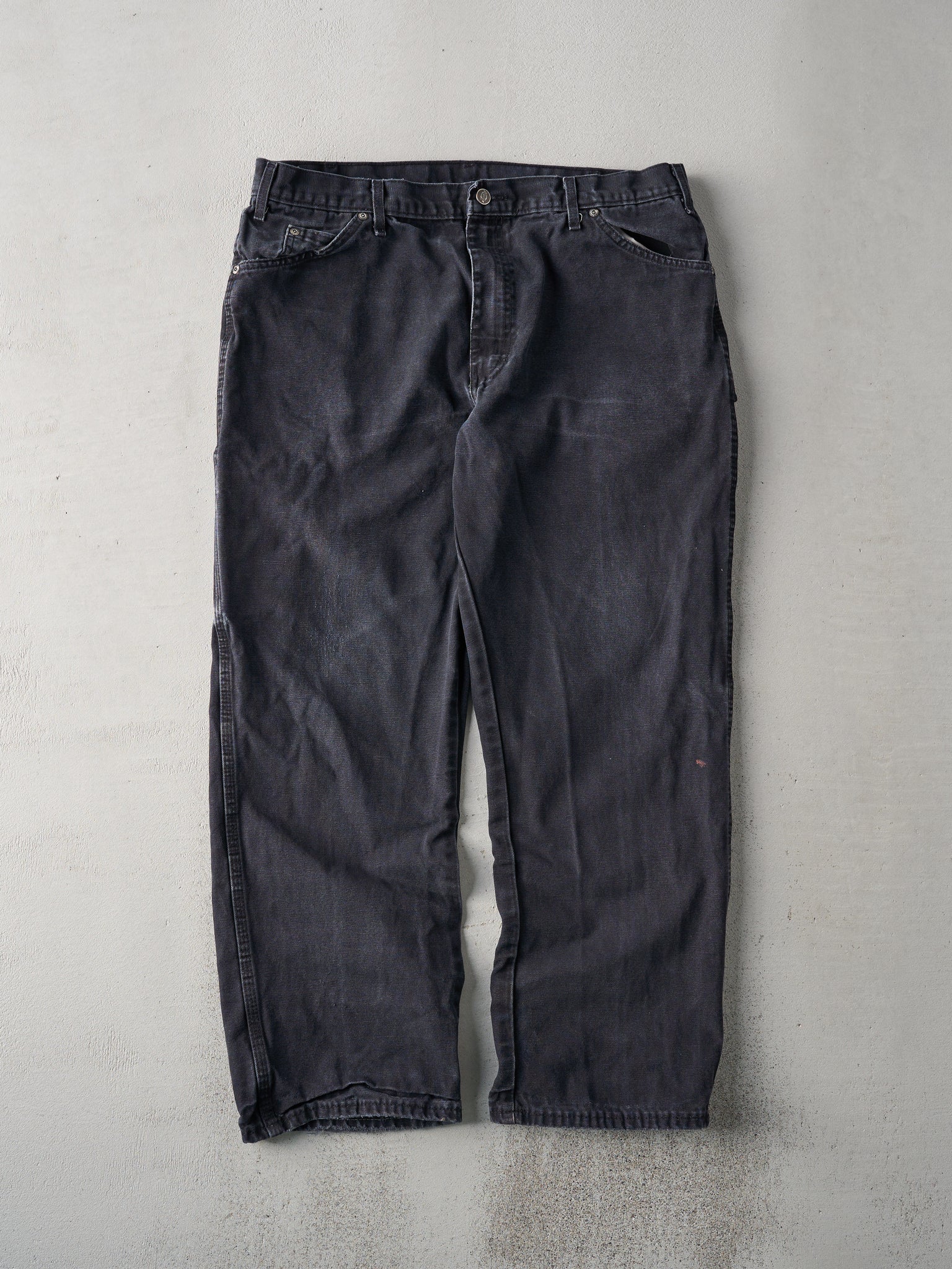 Vintage 90s Black Dickies Carpenter Pants (37x29)