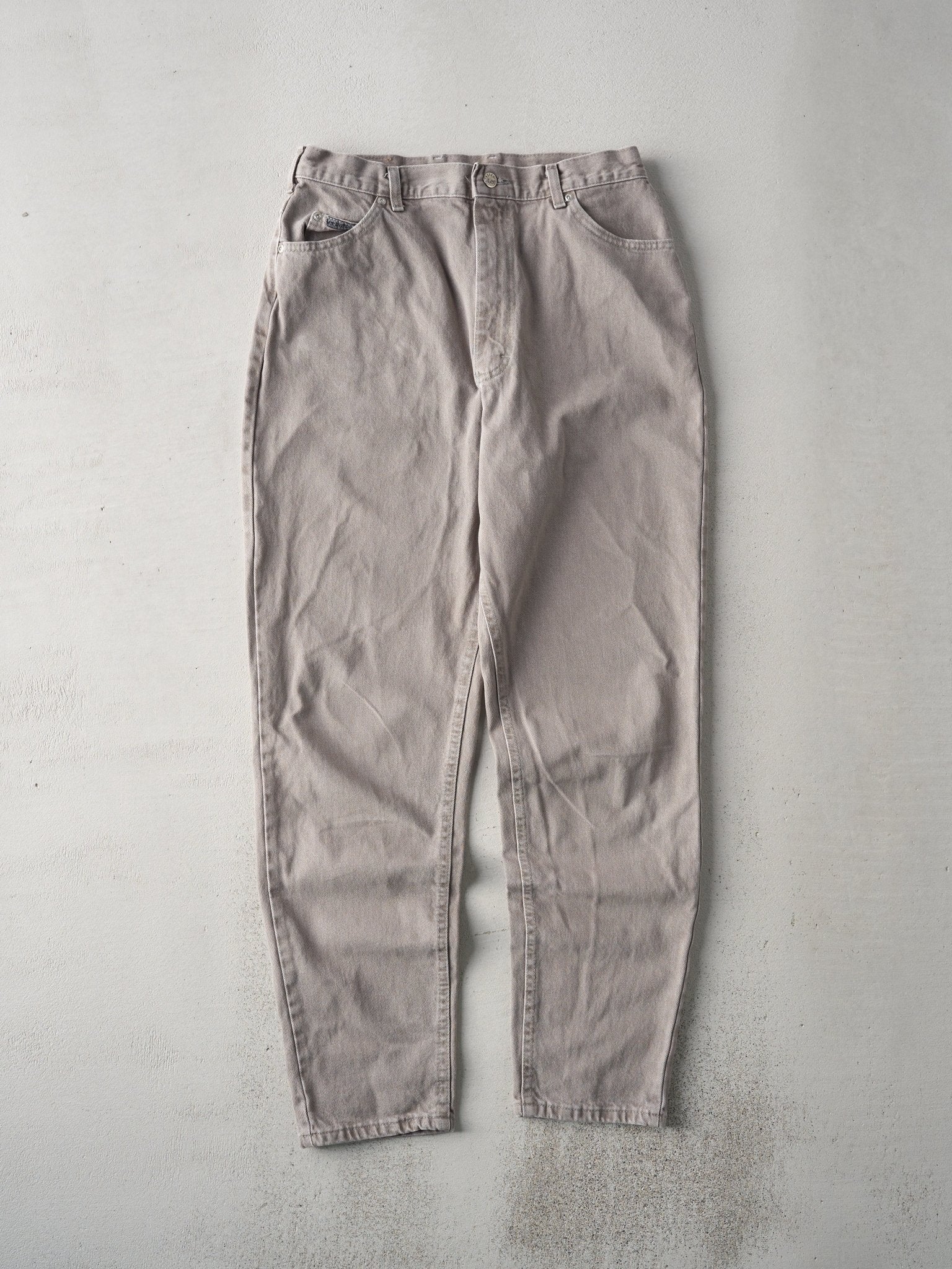 Vintage 90s Faded Brown Lee Riveted Pants (31x31)