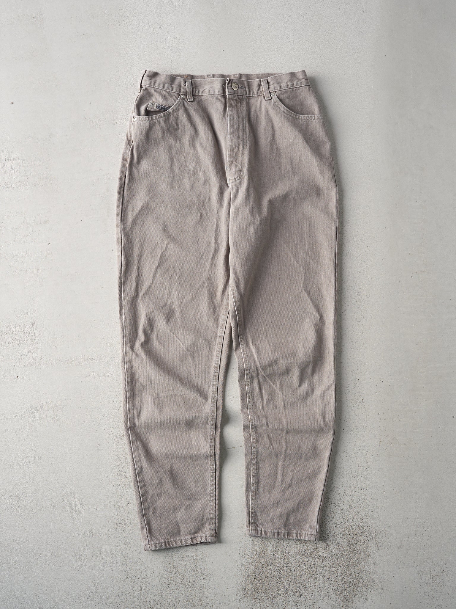 Vintage 90s Faded Brown Lee Riveted Pants (31x31)