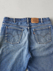 Vintage 70s Mid Wash Levis 619 Orange Tab Denim Shorts (36Wx8.5)